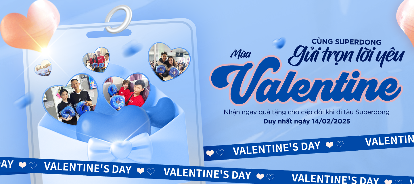 Cùng Superdong Gửi Trọn Lời Yêu Mùa Valentine 2025
