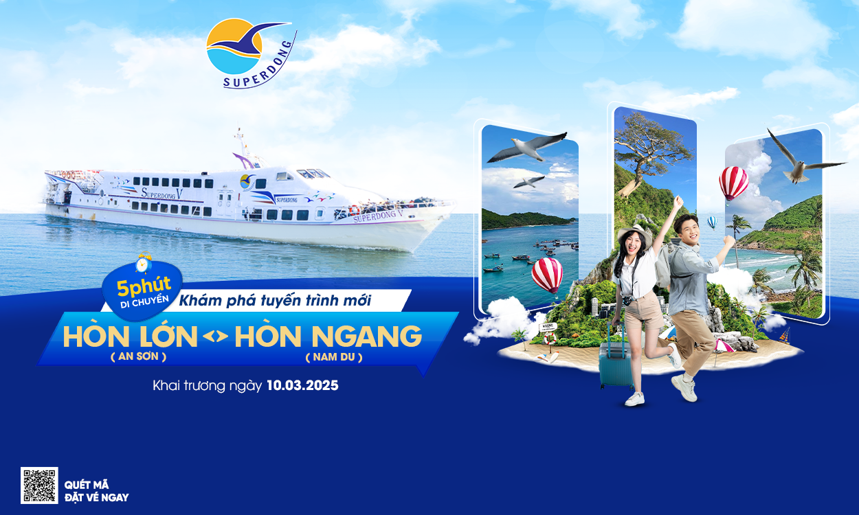 Superdong Mở Rộng Tuyến Tàu Cao Tốc Kết Nối Các Đảo Trong Quần Đảo Nam Du