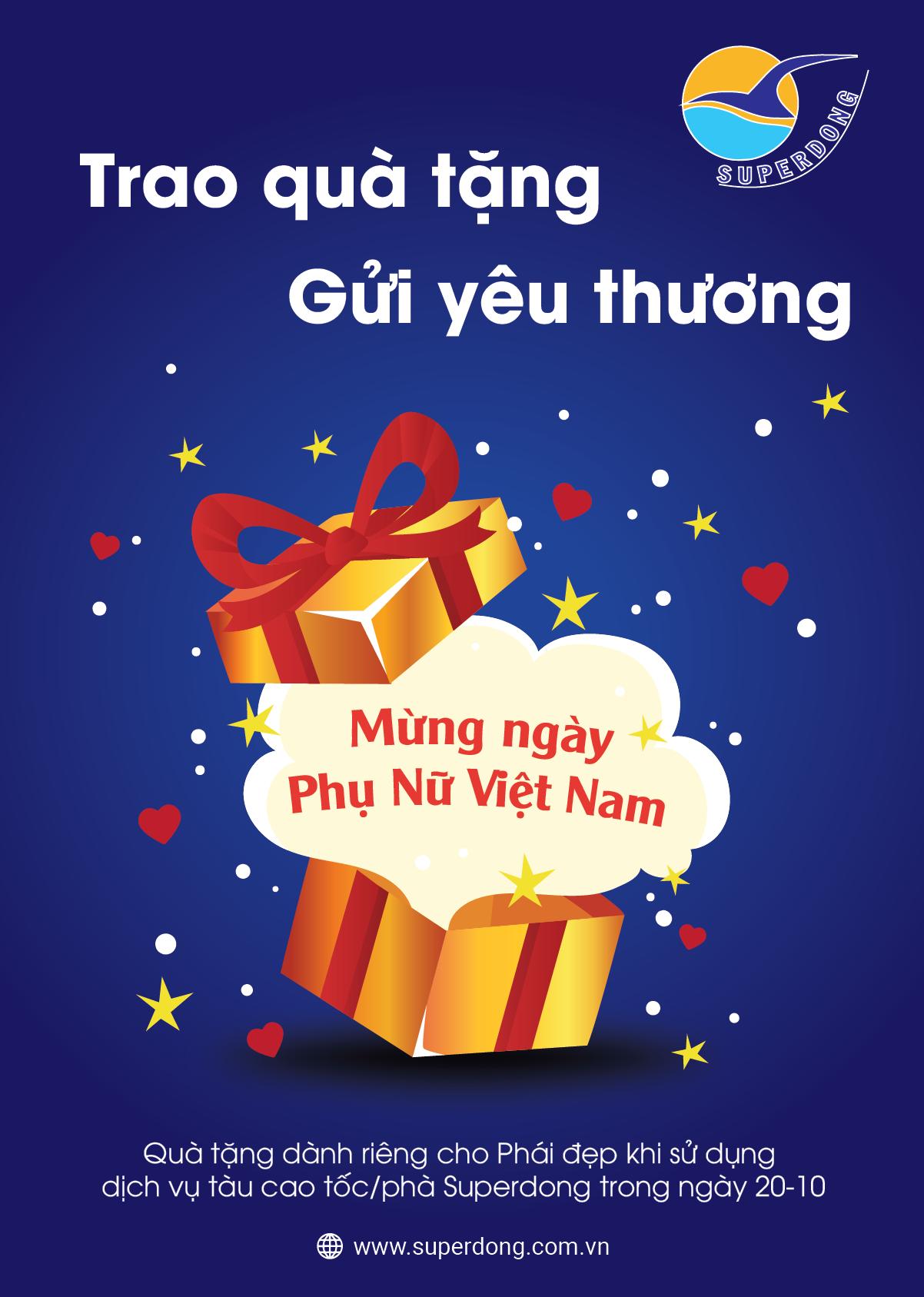 "Trao quà tặng - Gửi yêu thương" - Superdong mừng ngày Phụ nữ Việt Nam 20/10