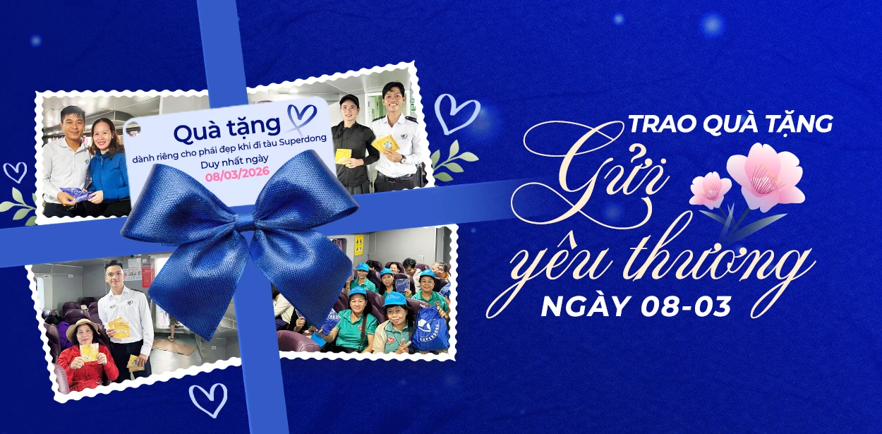 Chương Trình: Trao Quà Tặng - Gửi Yêu Thương Mừng 8/3 Cùng Superdong