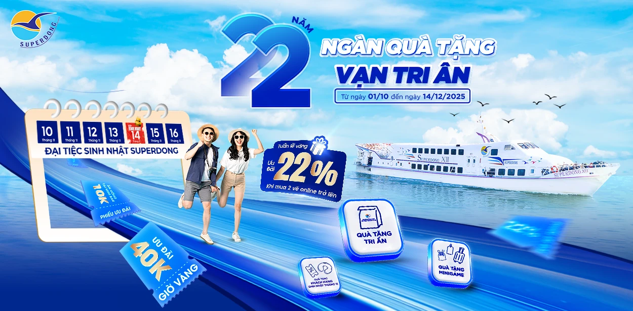Superdong Mừng Sinh Nhật 22 Năm: "Ngàn Quà Tặng - Vạn Tri Ân"