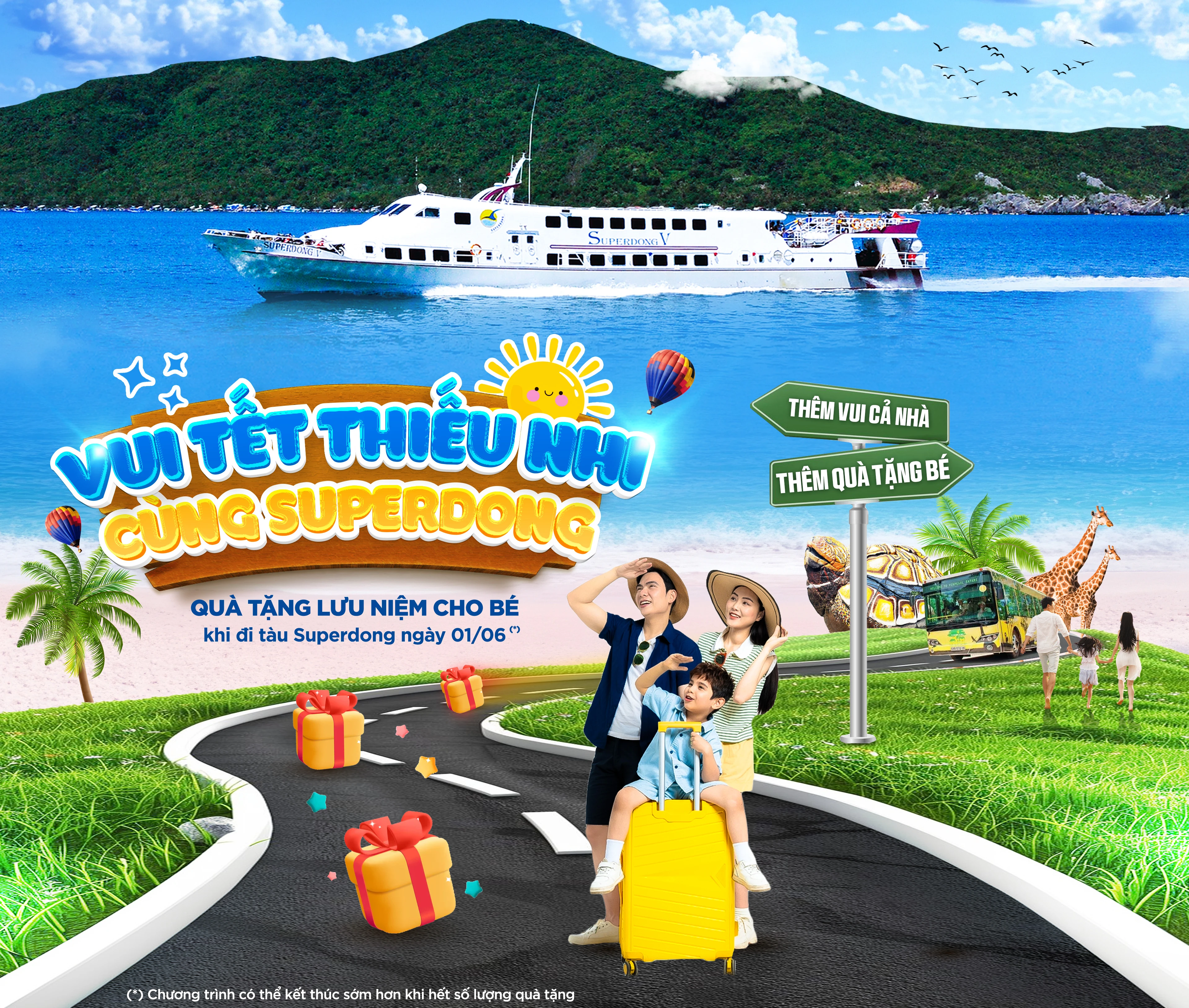 Vui Tết Thiếu Nhi 01/06 Cùng Superdong