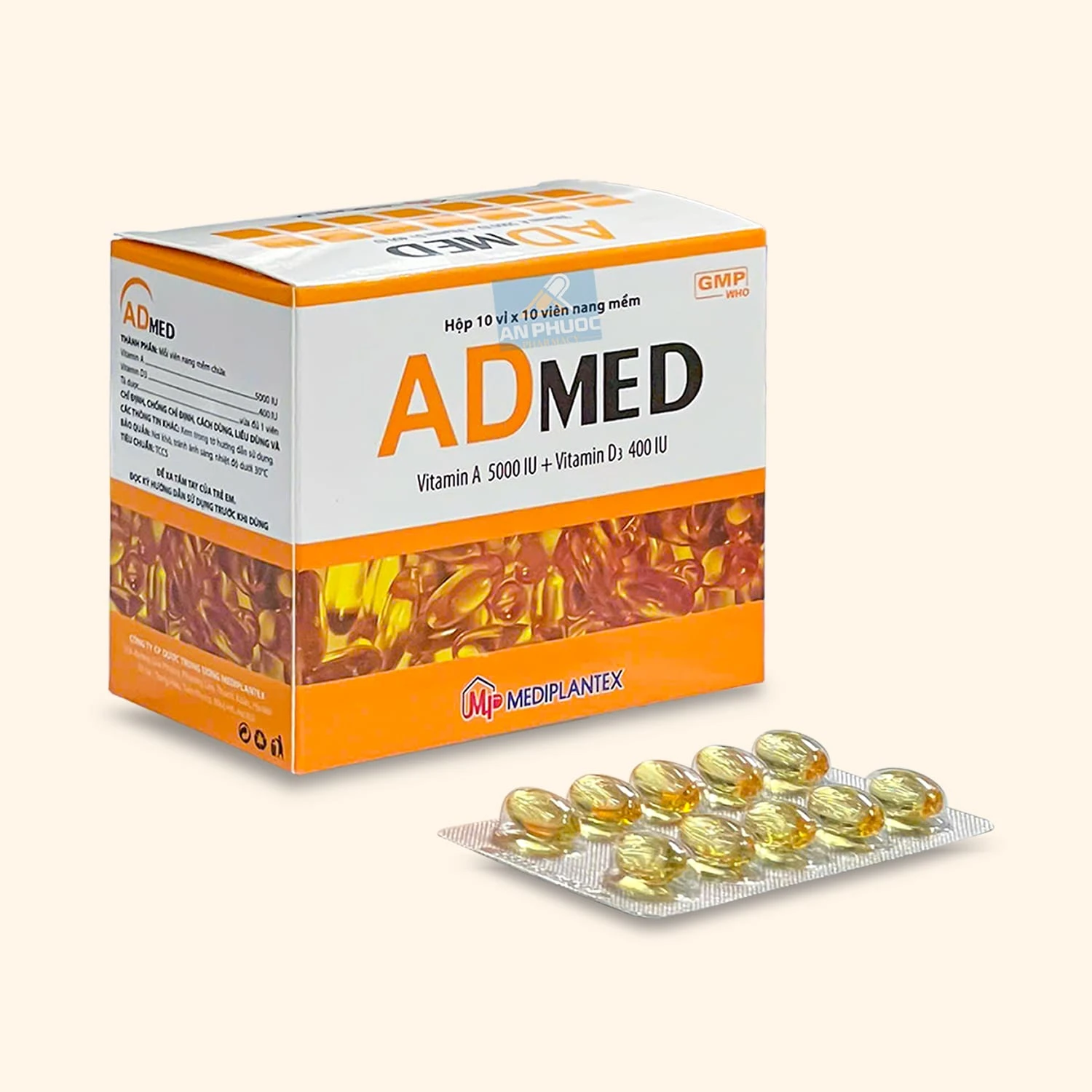 Thuốc bổ sung vitamin A & D3 ADmed®