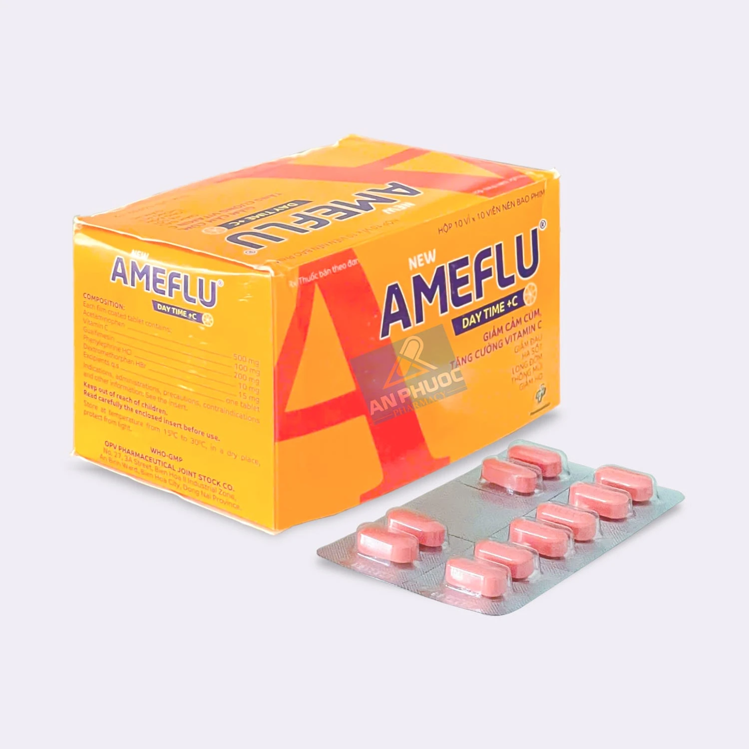 Thuốc trị cảm cúm Ameflu® day time +C