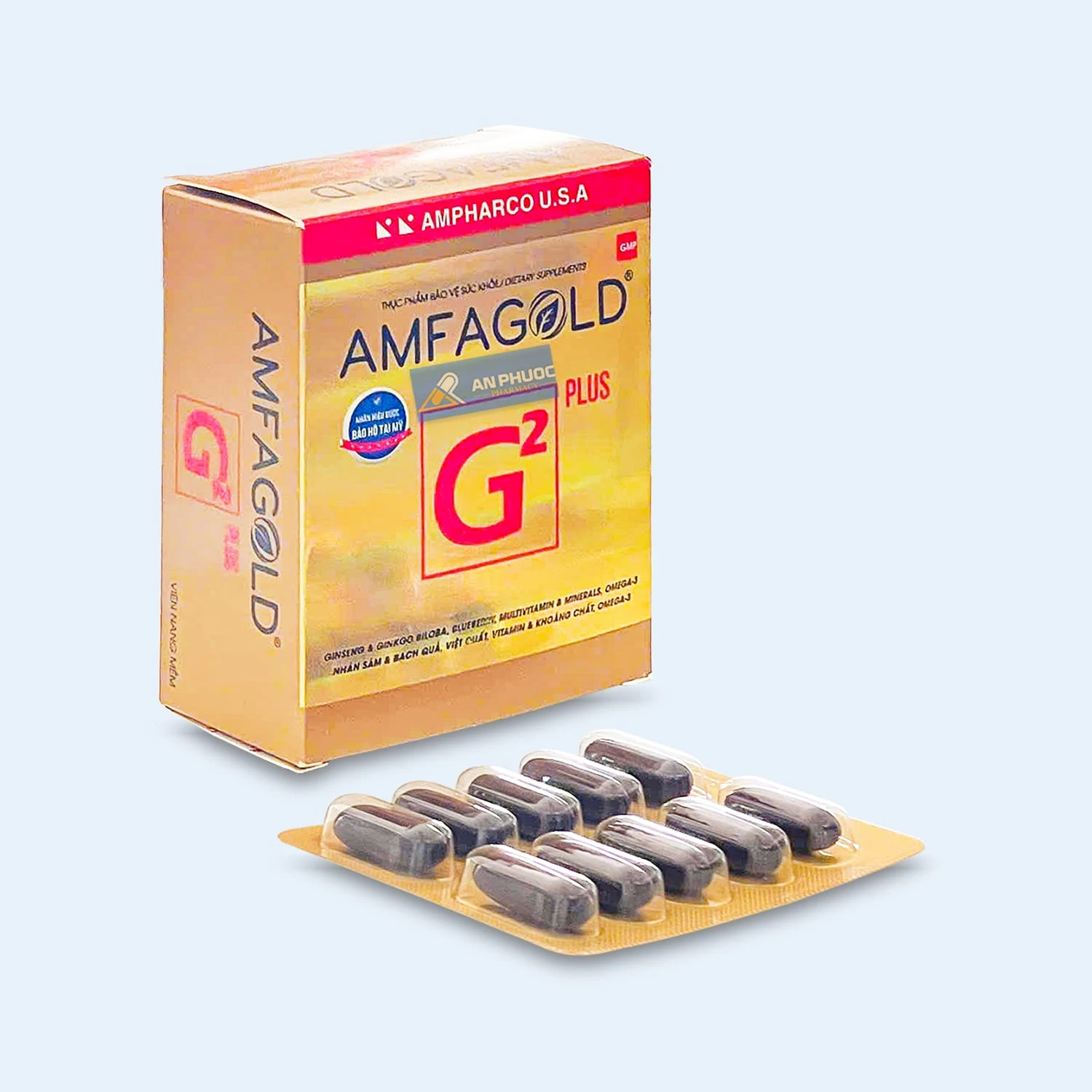 Viên uống Amfagold® G2 Plus | Hộp 30 viên