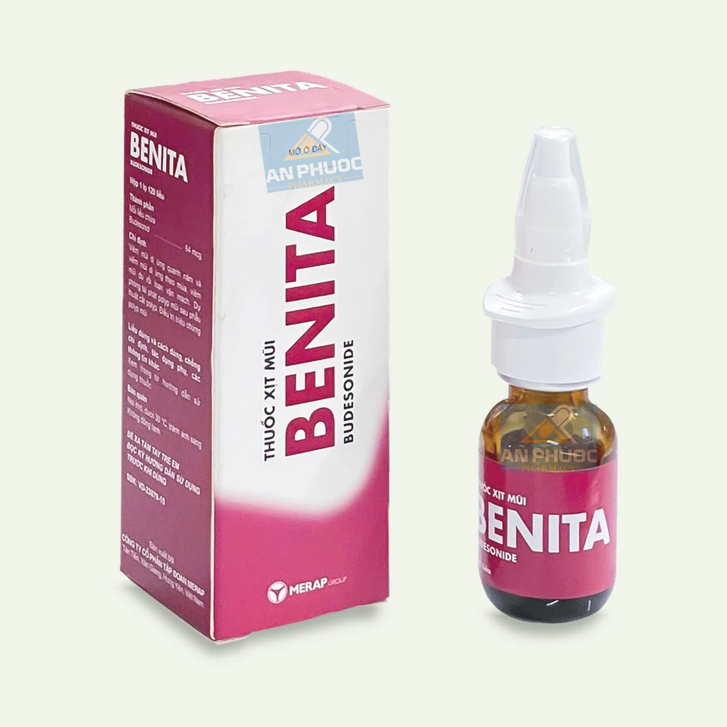 Thuốc xịt mũi Benita® (budesonide) 64mcg