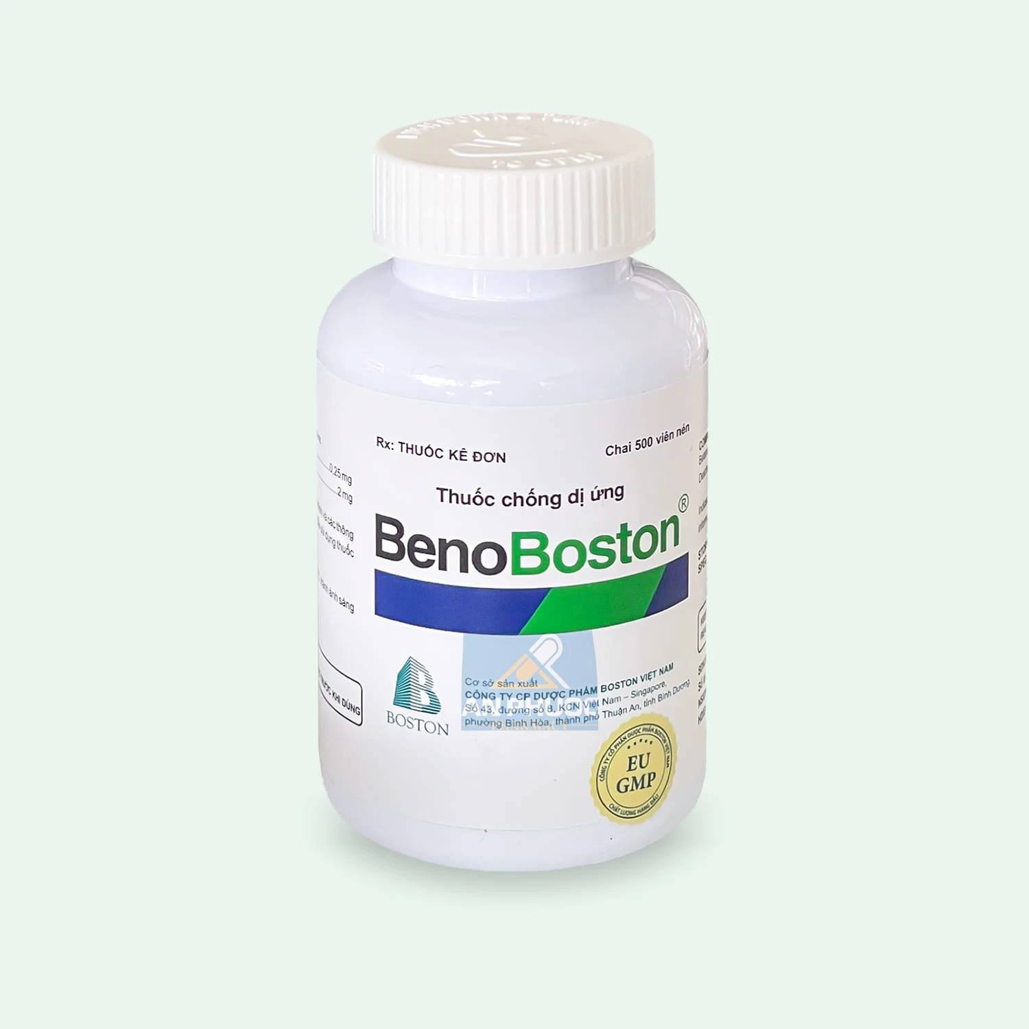 Thuốc Benoboston® (Betamethason, Dexclorpheniramin) | Chai 500 viên
