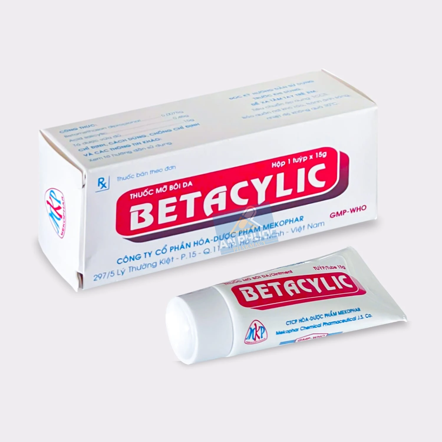 Thuốc bôi trị viêm da Betacylic® cream | Tuýp 15 gam