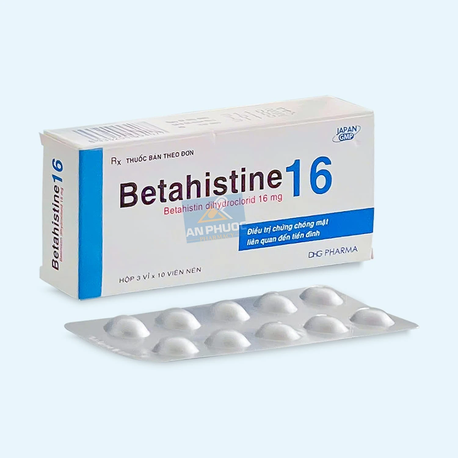 Thuốc trị chóng mặt Betahistine® 16 - DHG