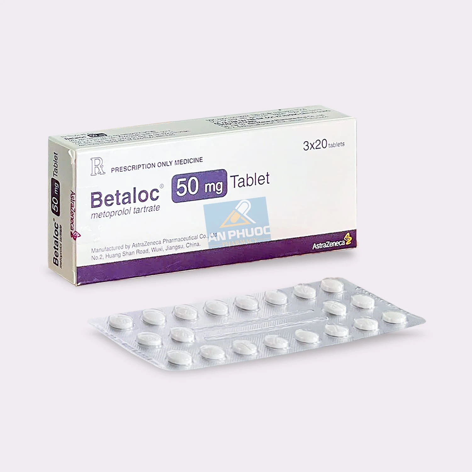 Thuốc Betaloc® (metoprolol tartrate) 50mg