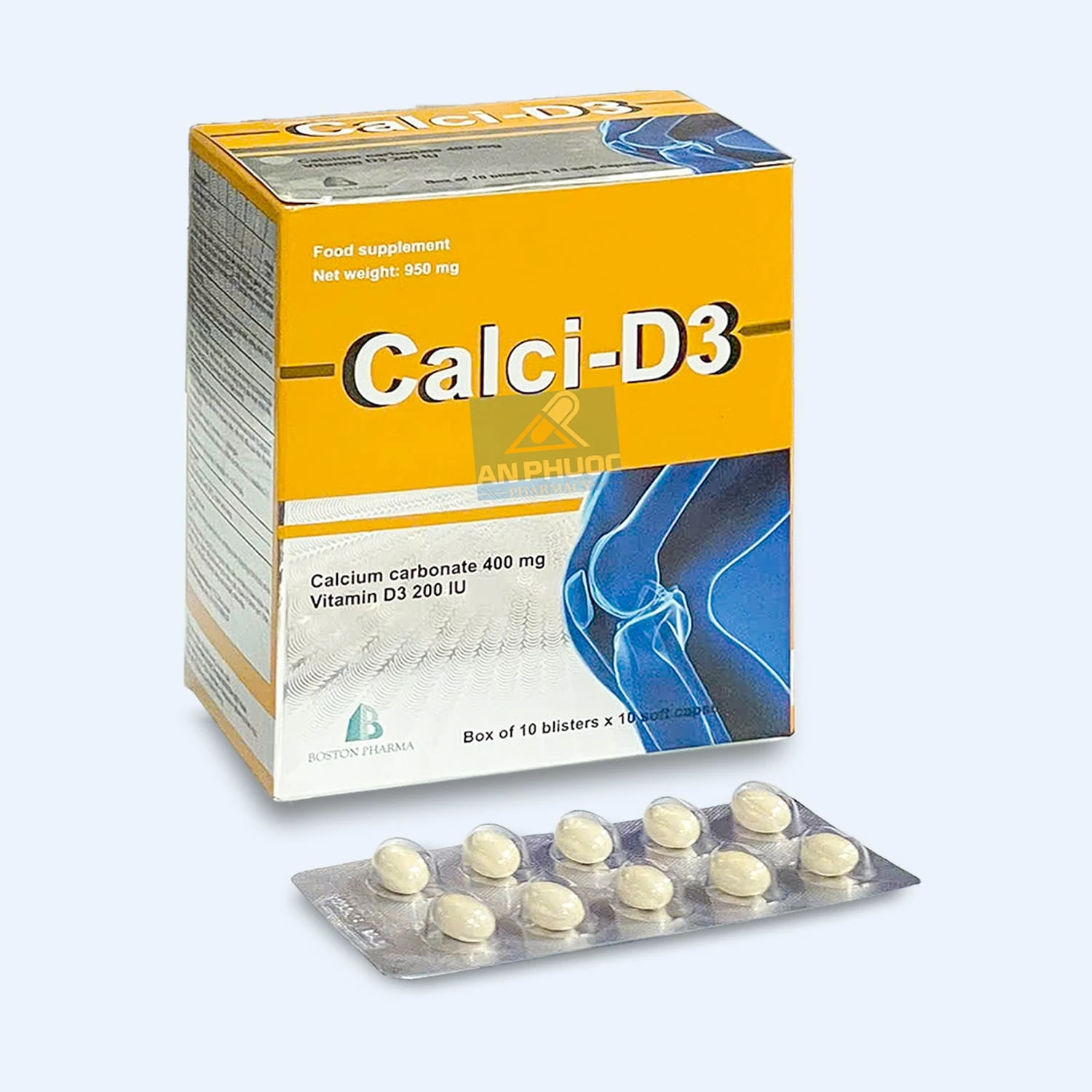 Viên uống hỗ trợ xương khớp Calci-D3® - Boston pharma
