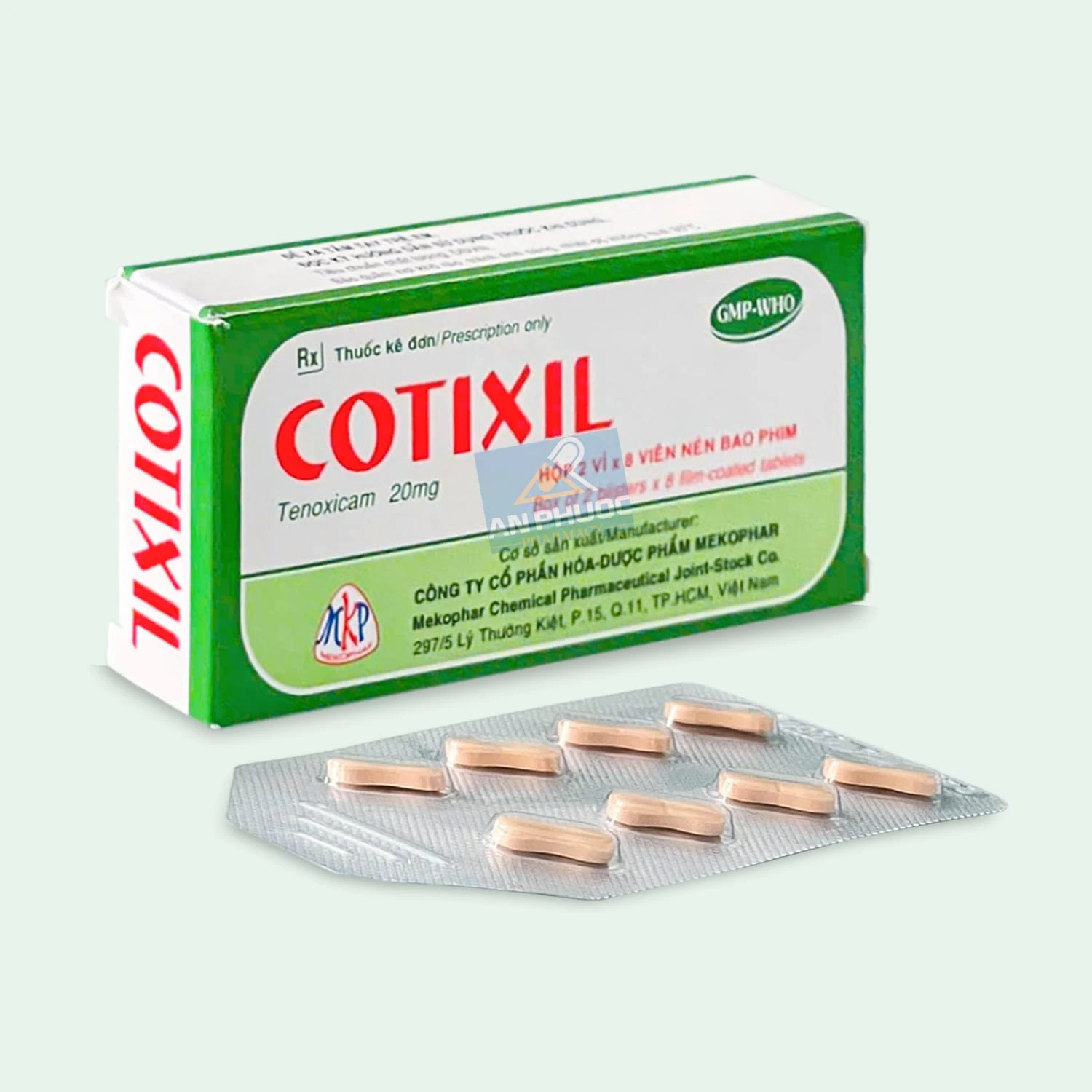 Thuốc giảm đau chống viêm khớp Cotixil® (tenoxicam) 20mg