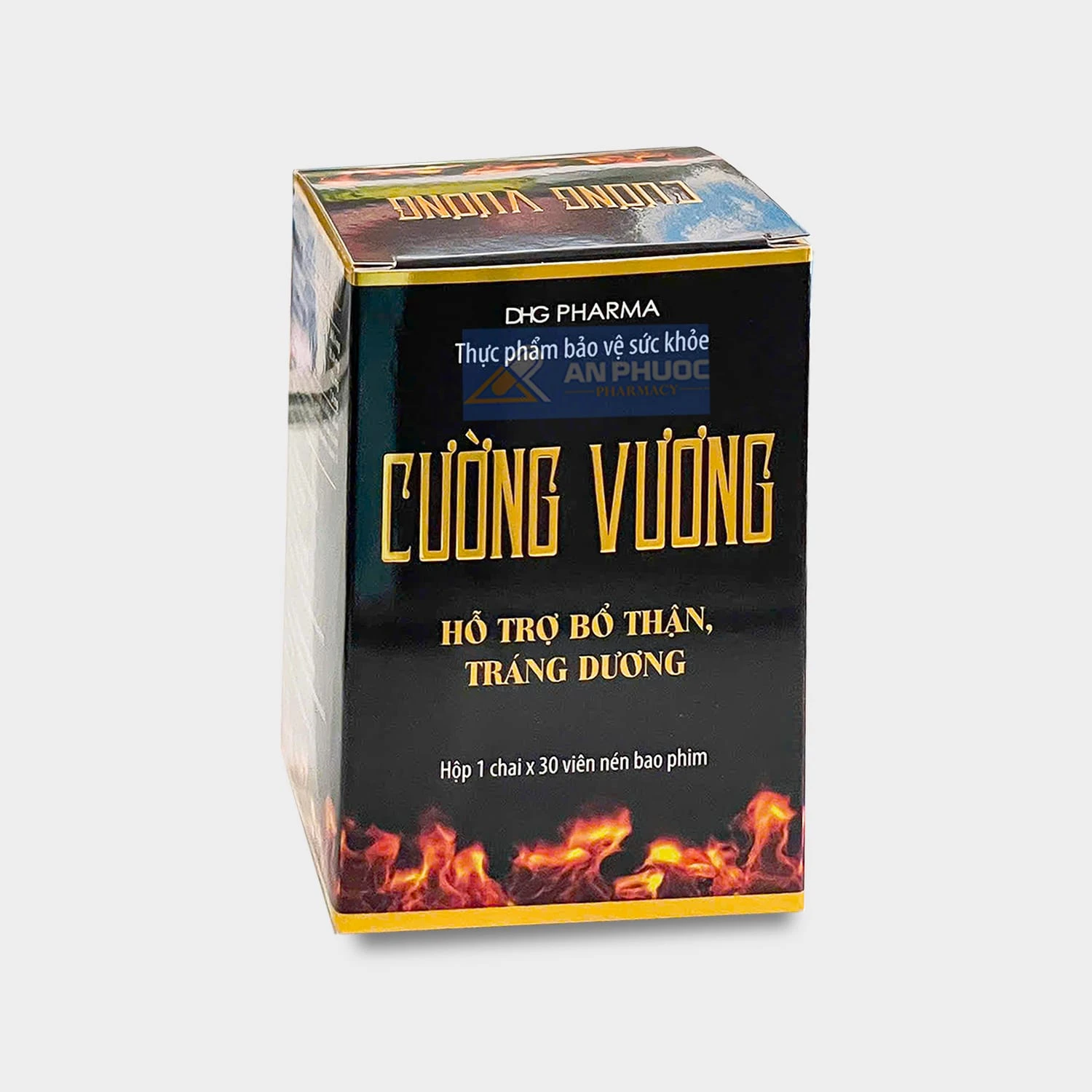 Viên uống Cường Vương® - Hỗ trợ bổ thận tráng dương, Lọ 30 viên