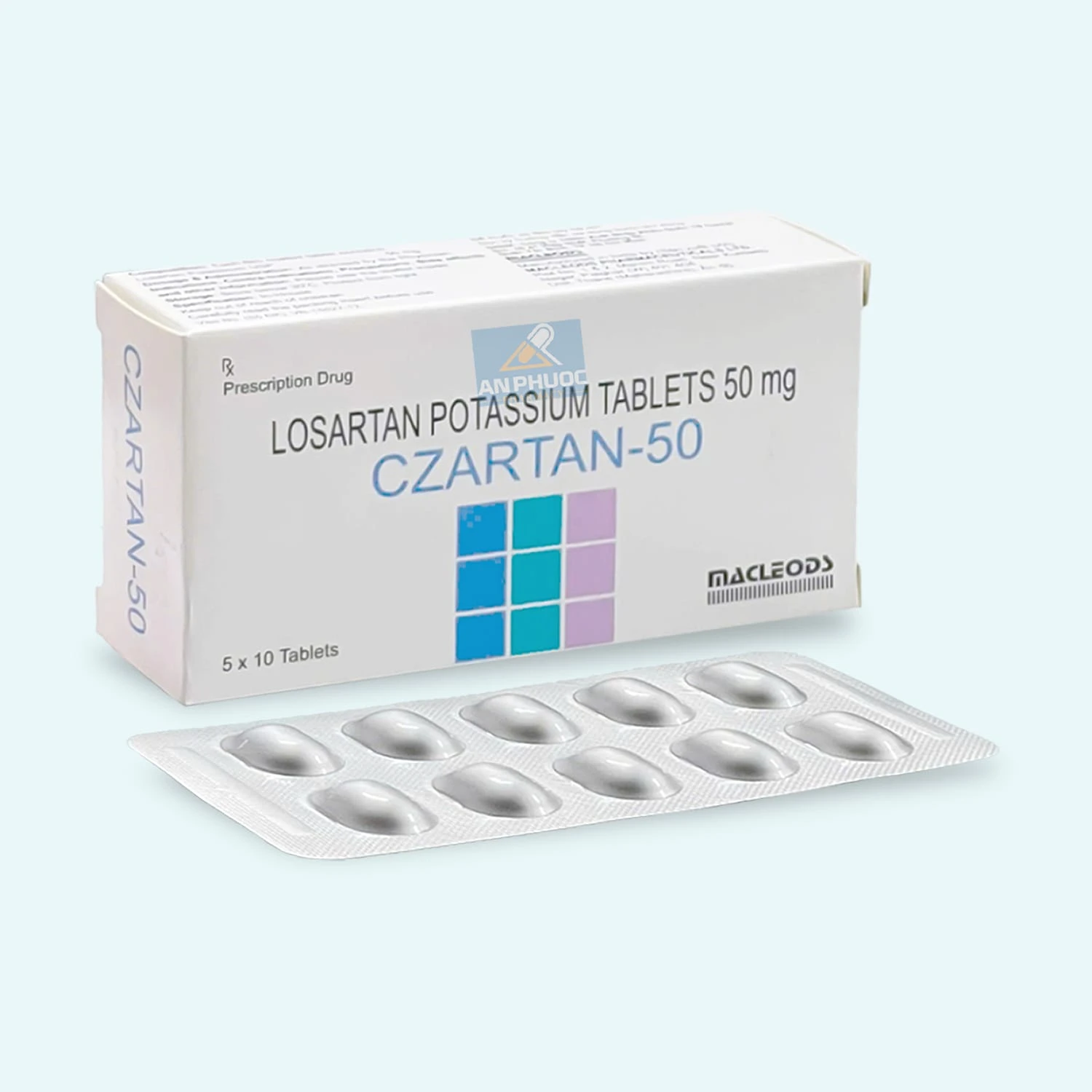 Thuốc điều trị tăng huyết áp Czartan-50® (losartan)