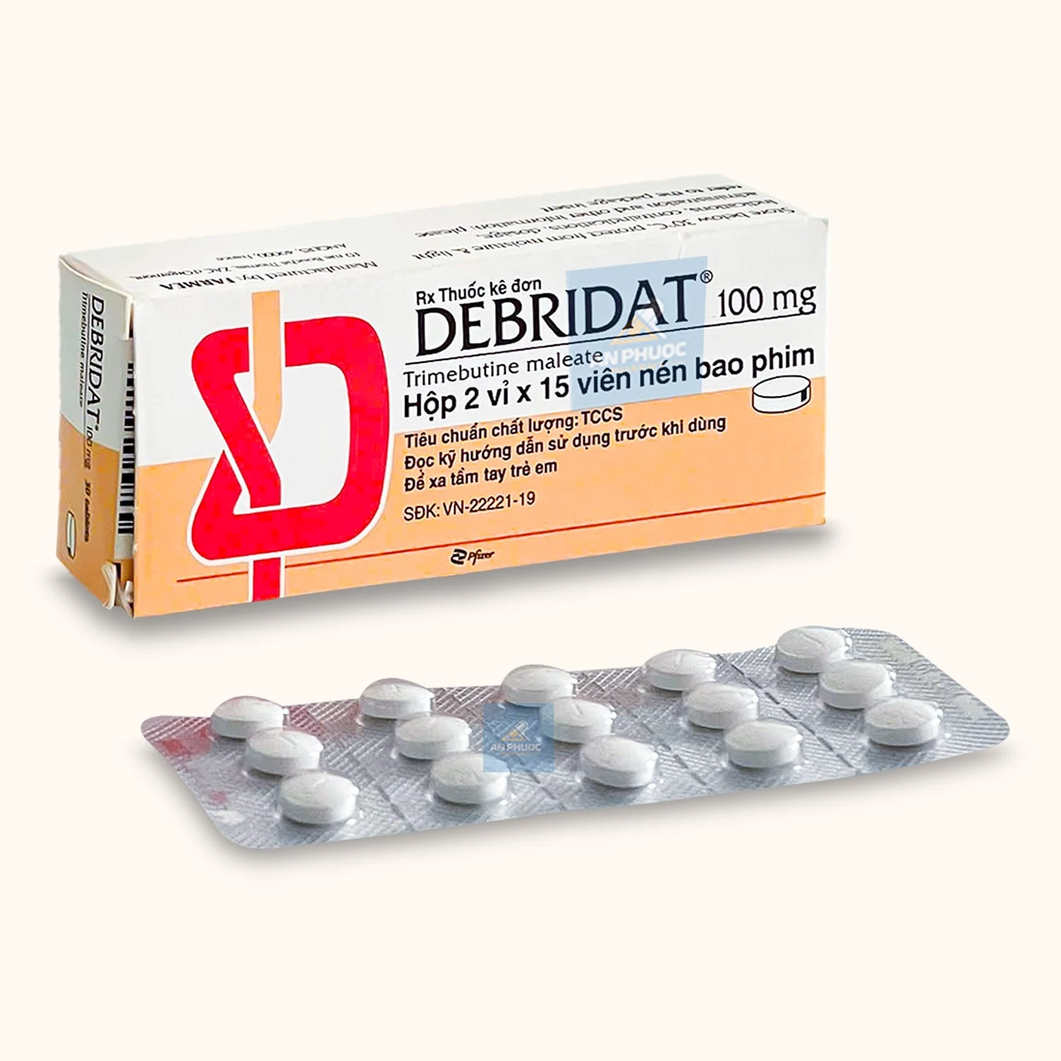 Thuốc giảm co thắt Debridat® 100mg