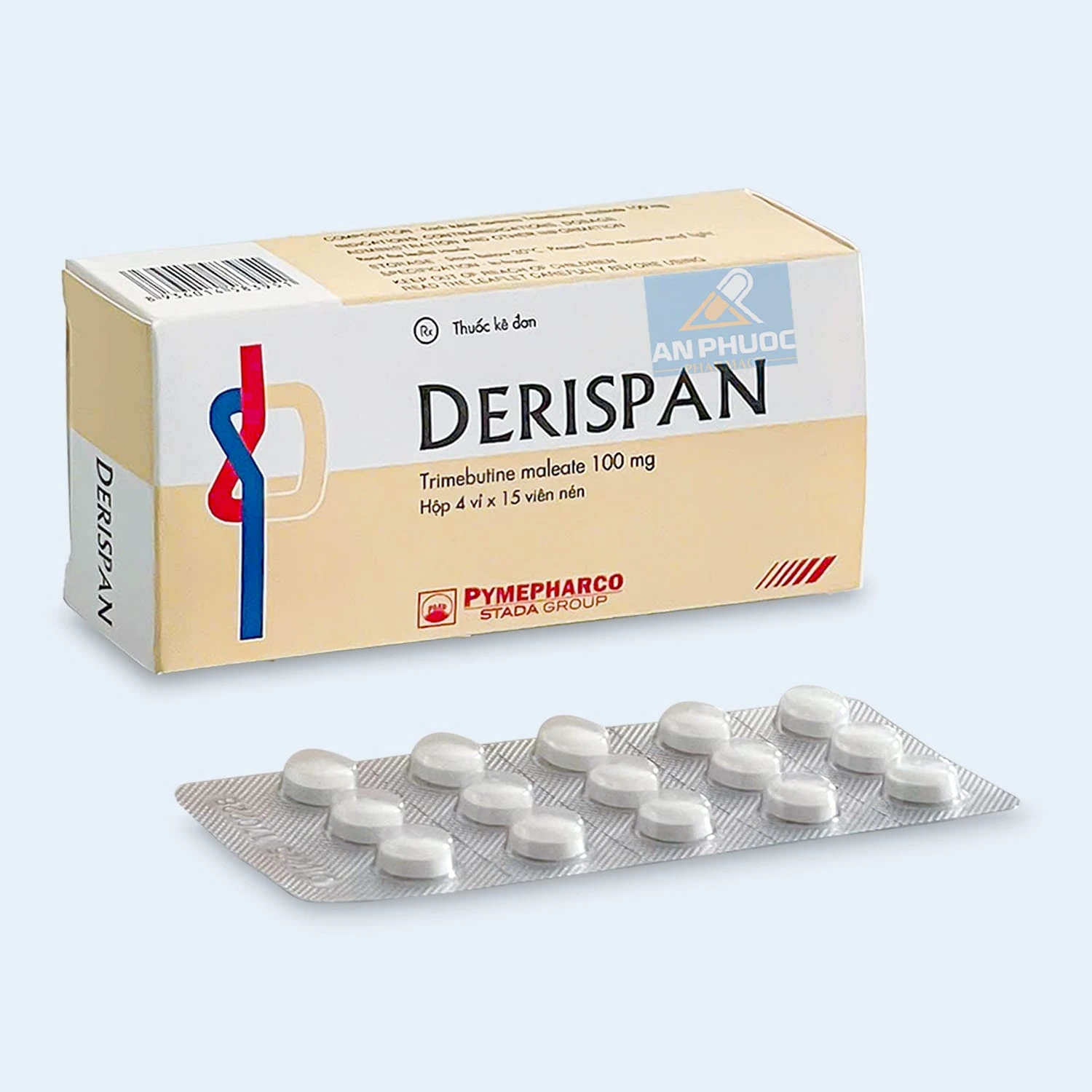 Thuốc giảm co thắt đường tiêu hóa Derispan® 100mg