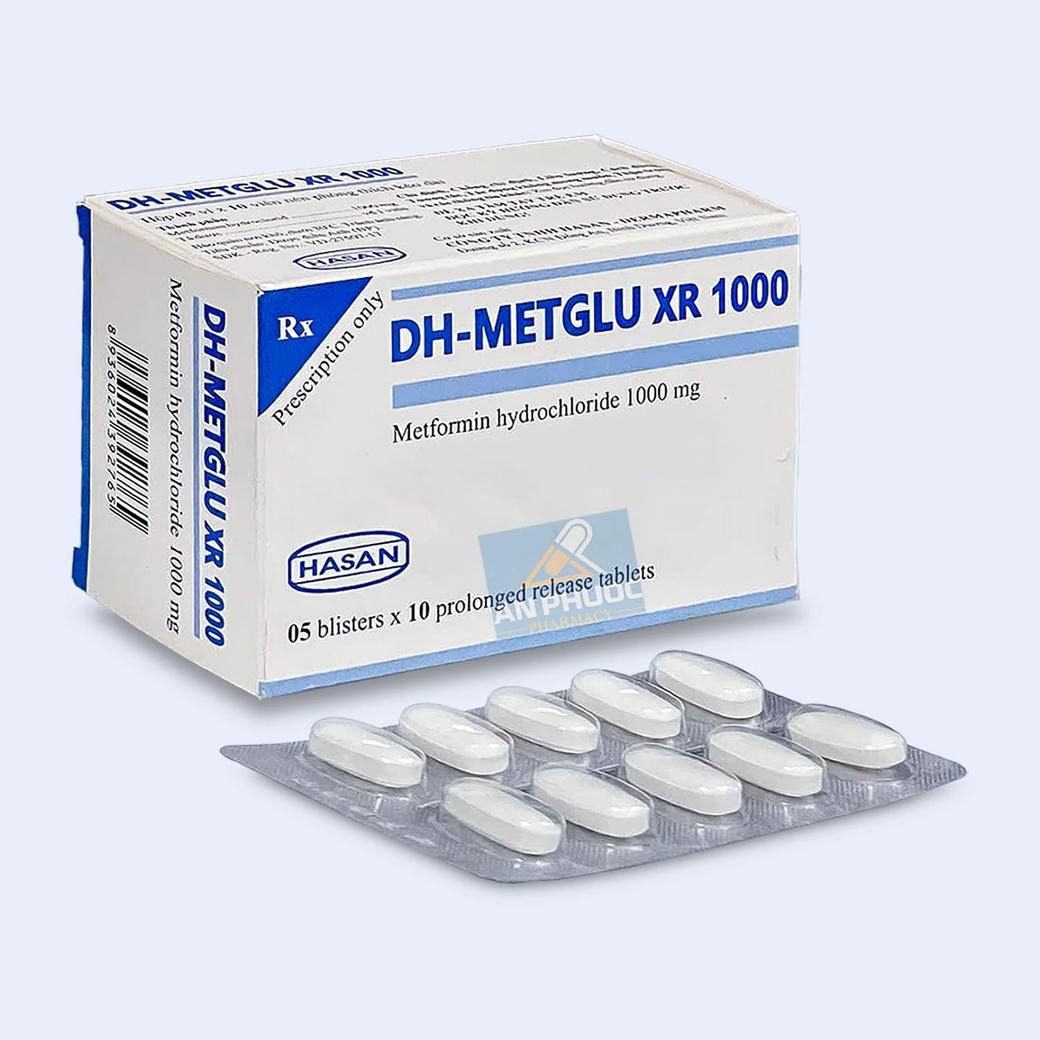 Thuốc điều trị đái tháo đường DH-Metglu® XR 1000