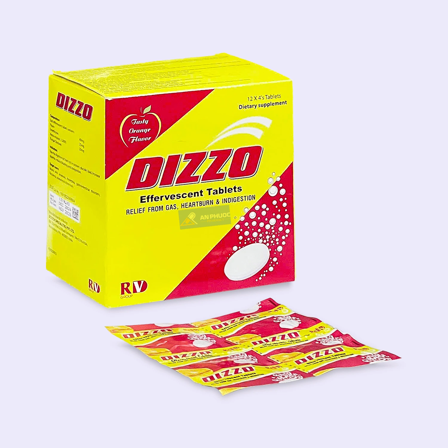 Viên sủi trợ tiêu hóa Dizzo® effervescent