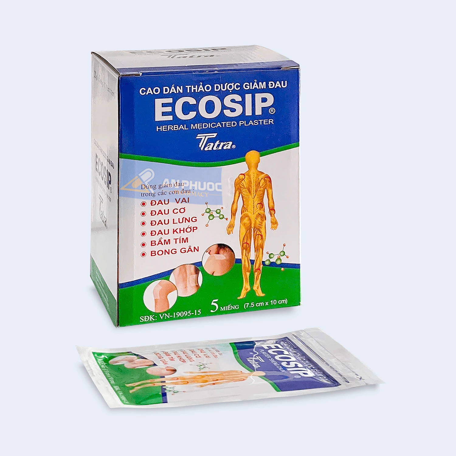 Cao dán thảo dược giảm đau Ecosip®