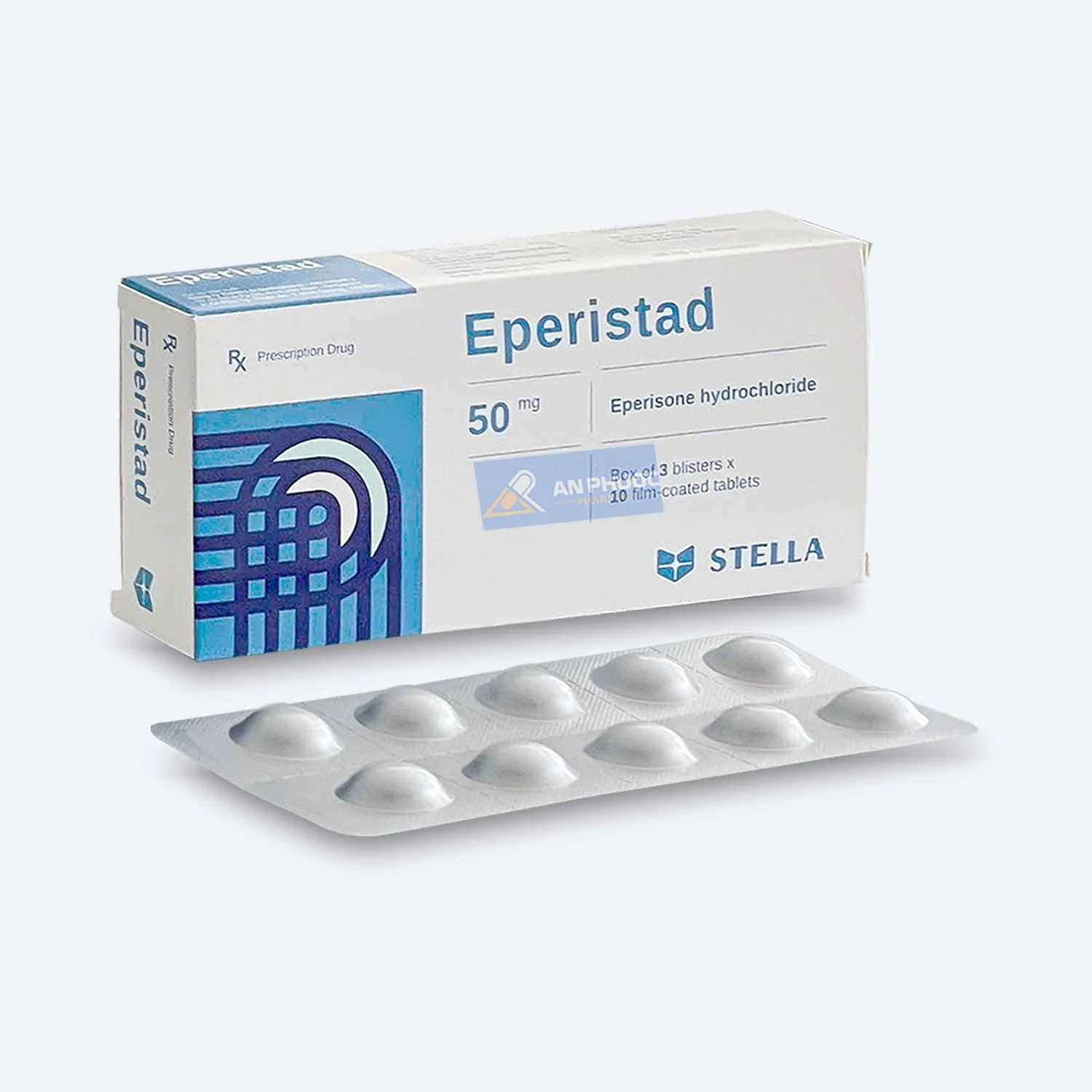 Thuốc Eperistad® 50mg, (eperisone), Hộp 100 viên