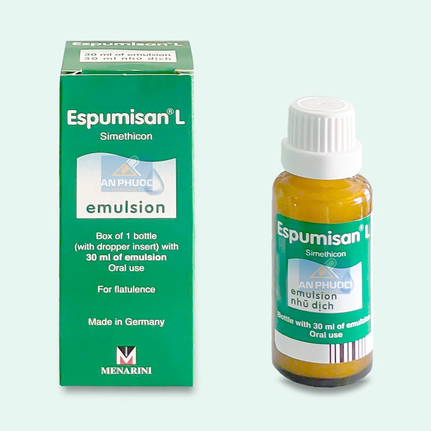 Thuốc nhũ dịch điều trị chứng đầy hơi Espumisan L | Chai 30 ml