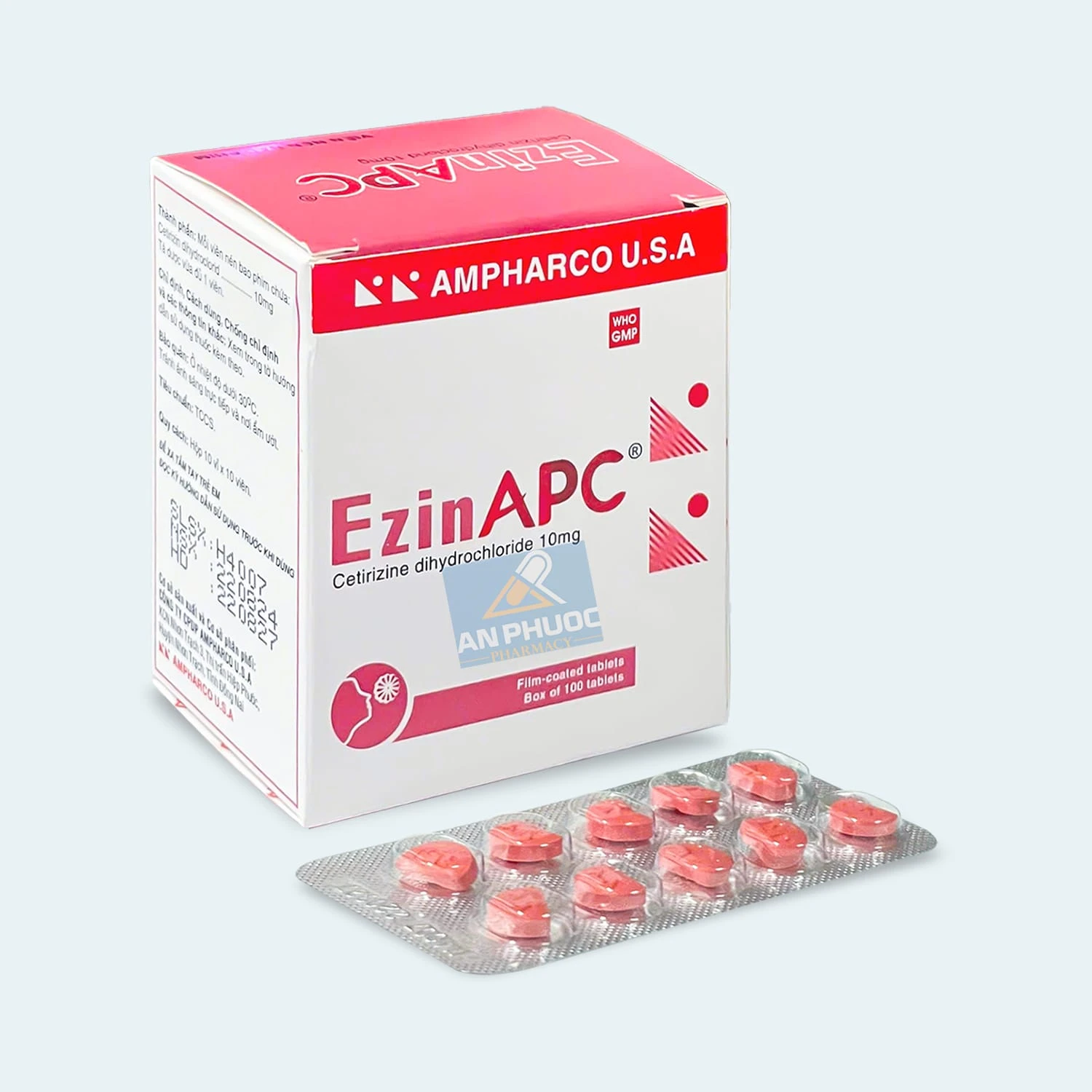 Thuốc kháng dị ứng EzinAPC® (cetirizin) 10mg