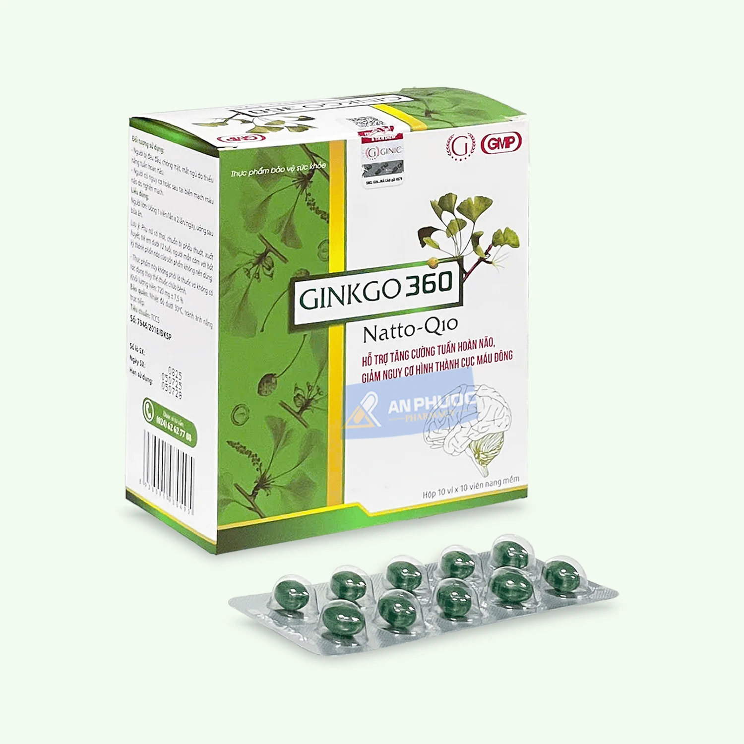 Viên uống bổ não Ginkgo® 360 Natto-Q10