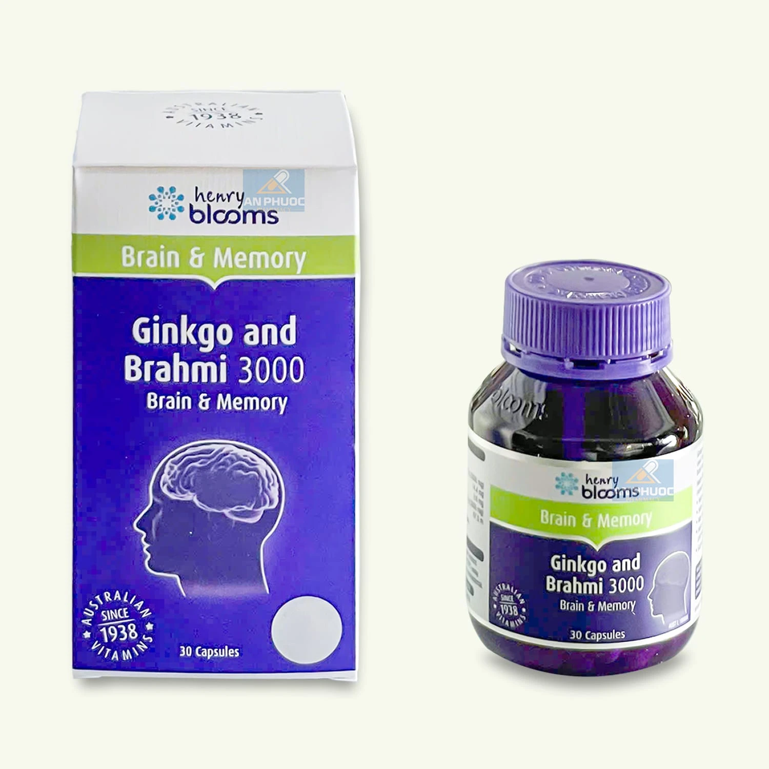 Viên uống Ginkgo and Brahmi® 3000 - Hỗ trợ hoạt huyết tăng cường tuần hoàn não