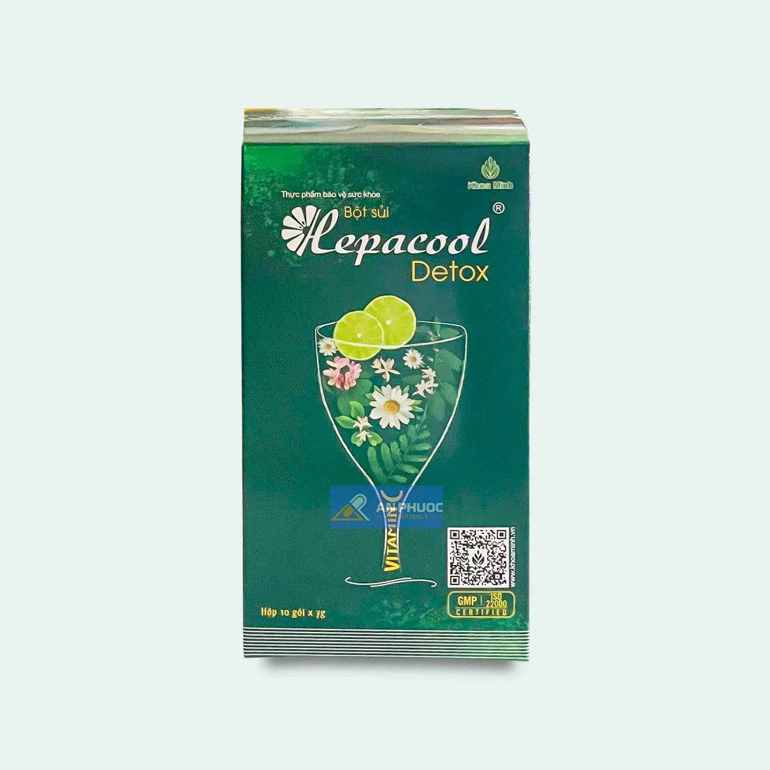 Bột sủi Hepacool® Detox | Hộp 10 gói