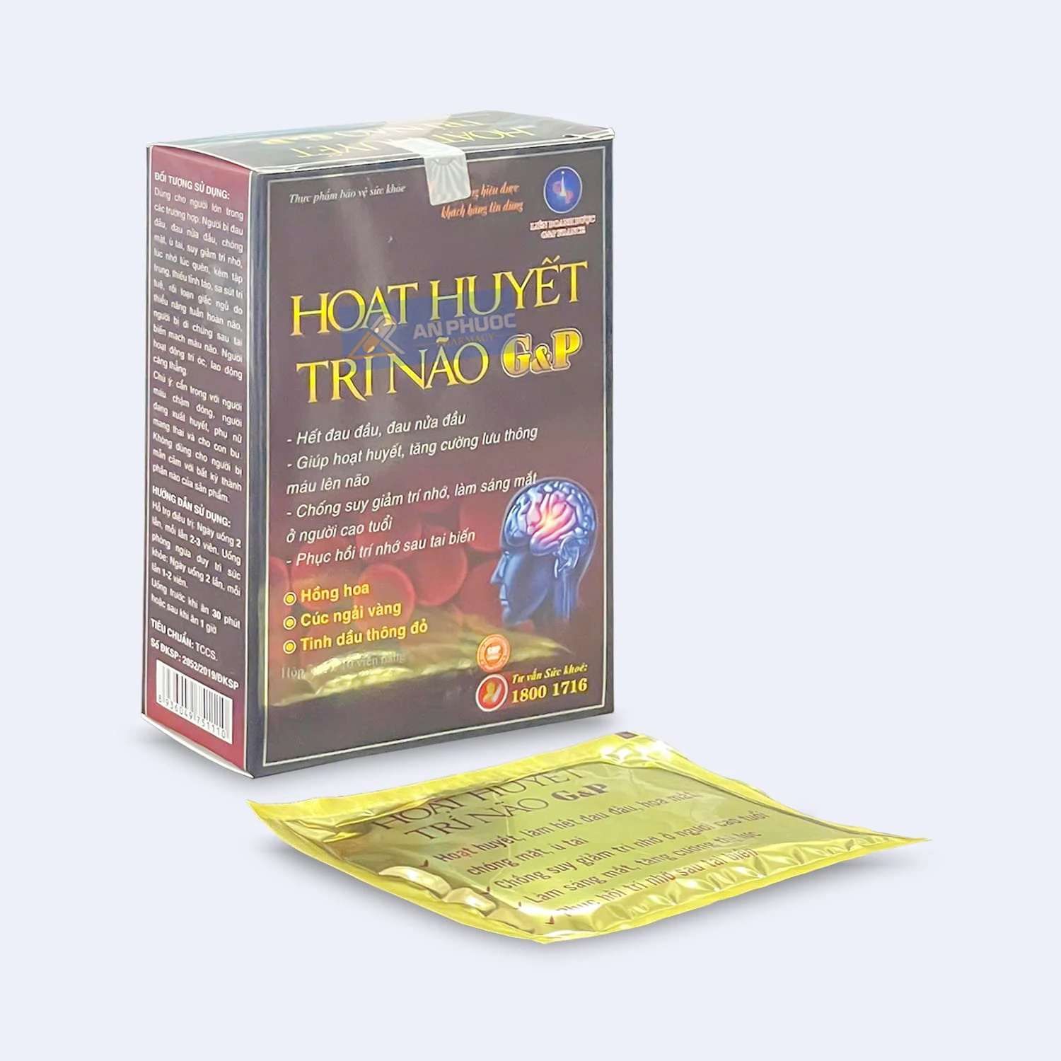 Hoạt huyết trí não G&P, Hộp 30 viên