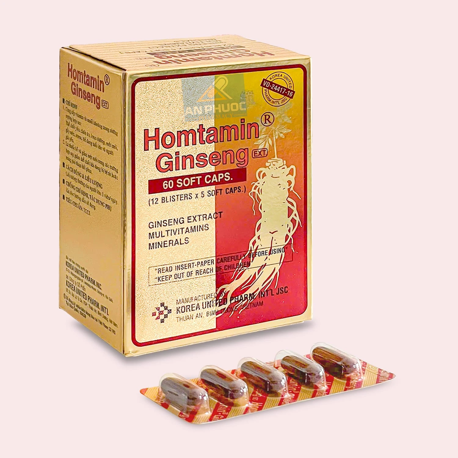 Thuốc bổ tổng hợp Homtamin® Ginseng ext.