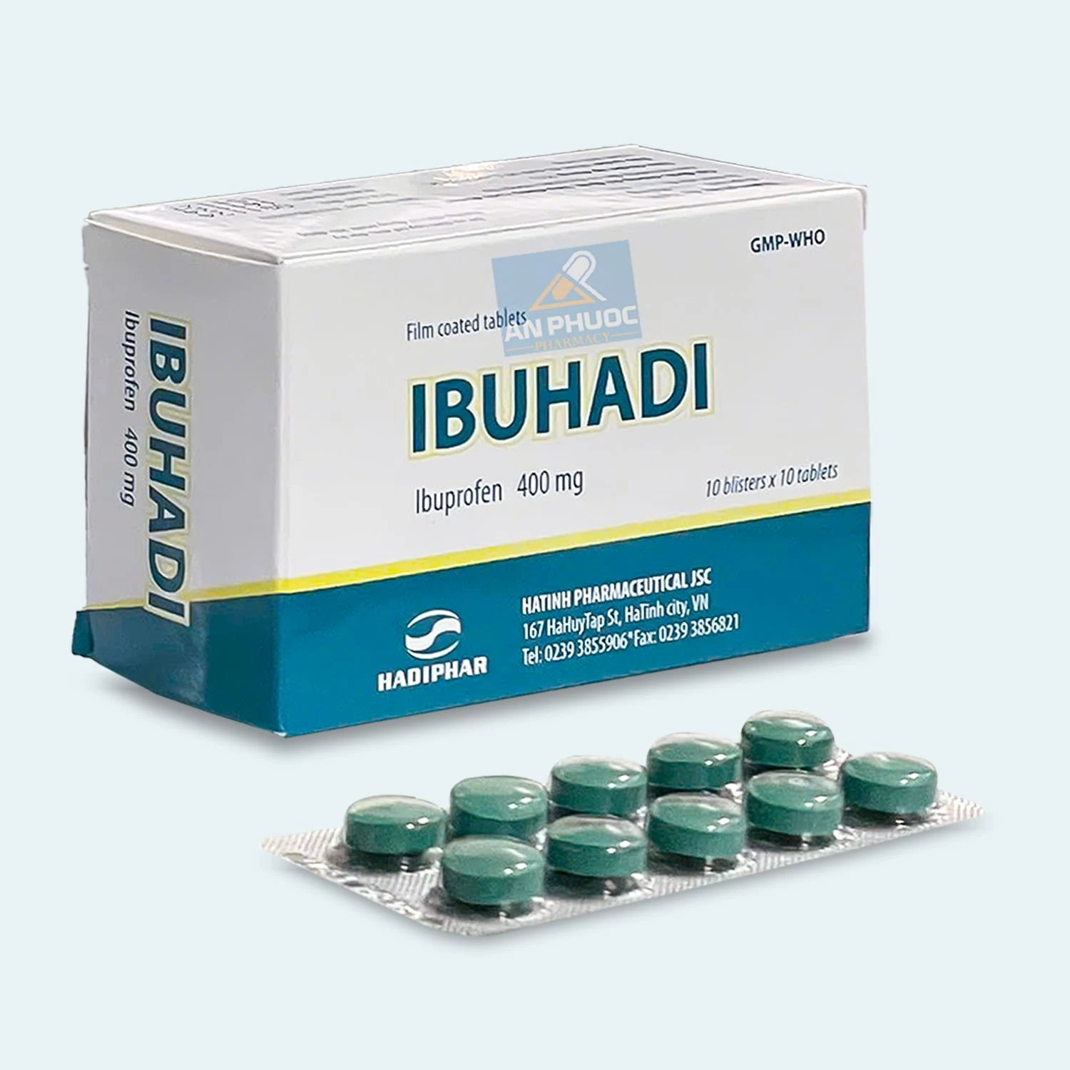 Thuốc giảm đau kháng viêm khớp Ibuhadi® 400mg