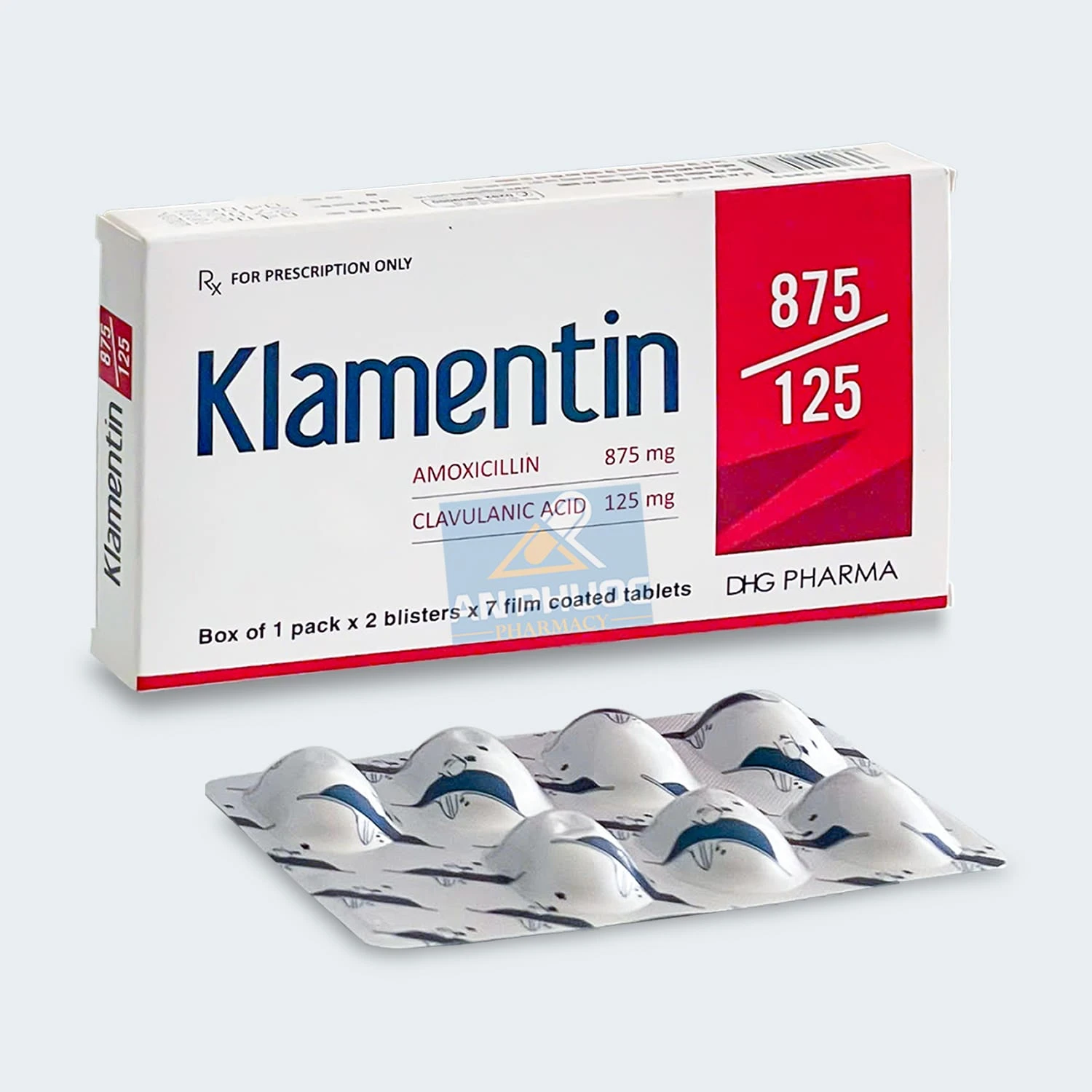 Thuốc kháng sinh Klamentin 875/125