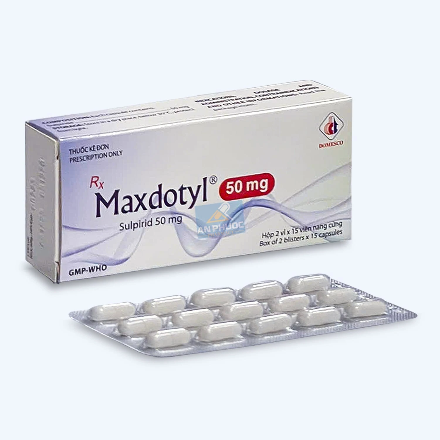 Thuốc trị tâm thần phân liệt Maxdotyl® (sulpiride) 50mg