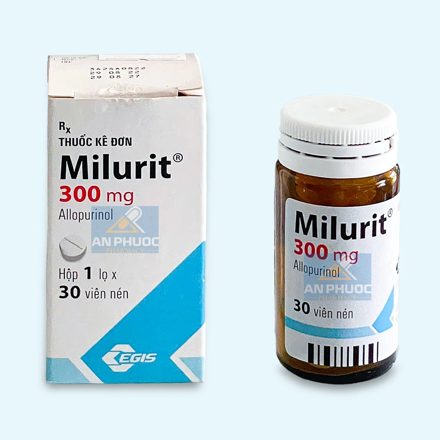 Thuốc điều trị bệnh Gut Milurit® (allopurinol) 300mg