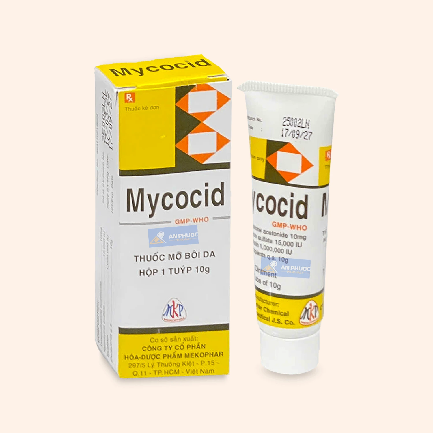 Thuốc mỡ bôi da Mycocid® Tuýp 10 gam