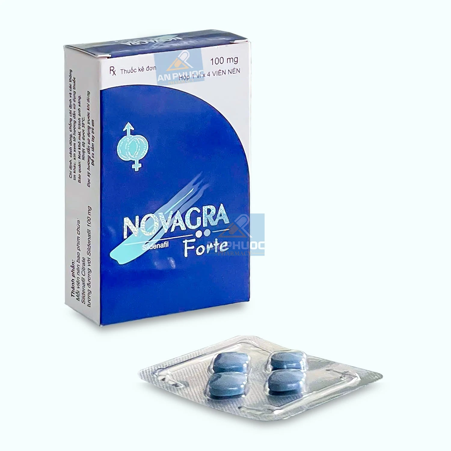 Thuốc điều trị rối loạn cương dương Novagra® Fort 100mg