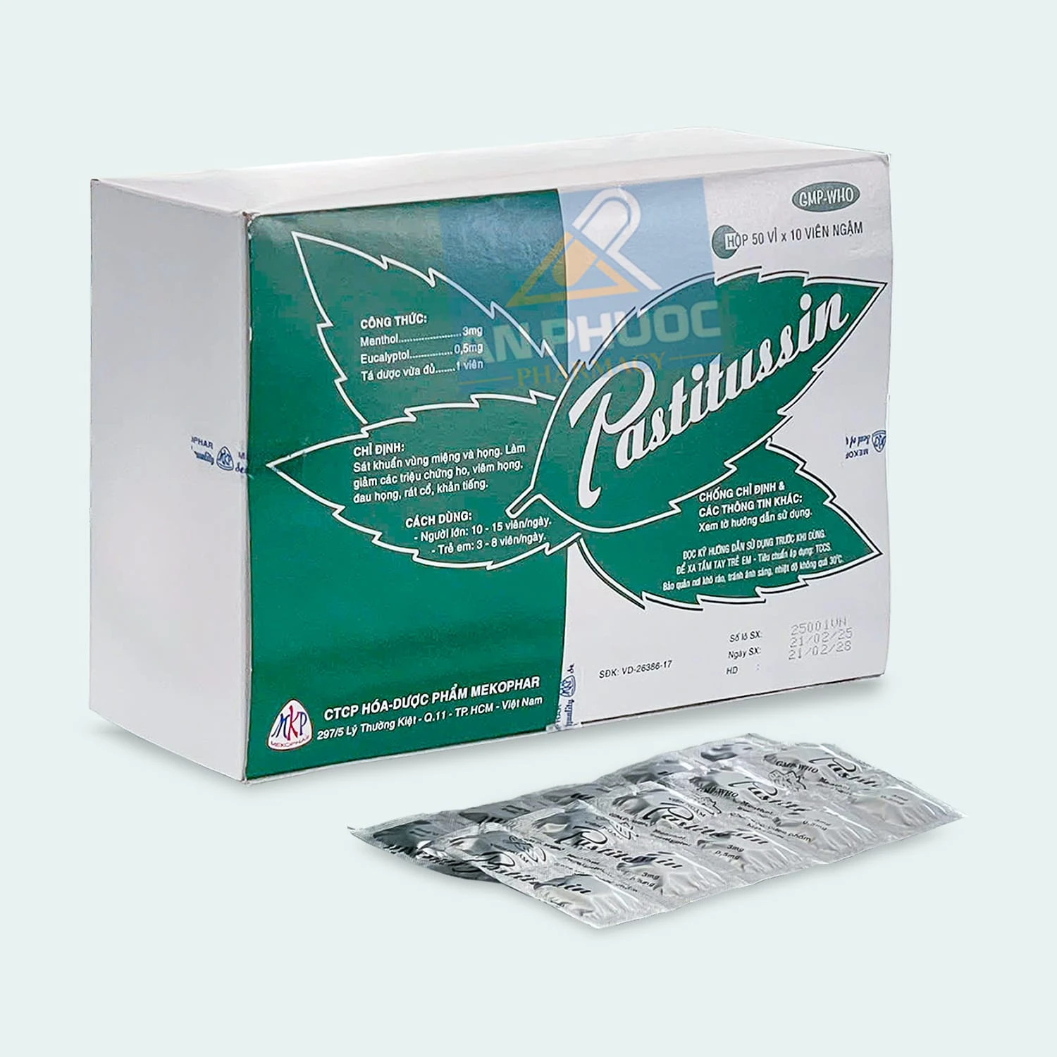 Viên Ngậm Ho Pastitussin®