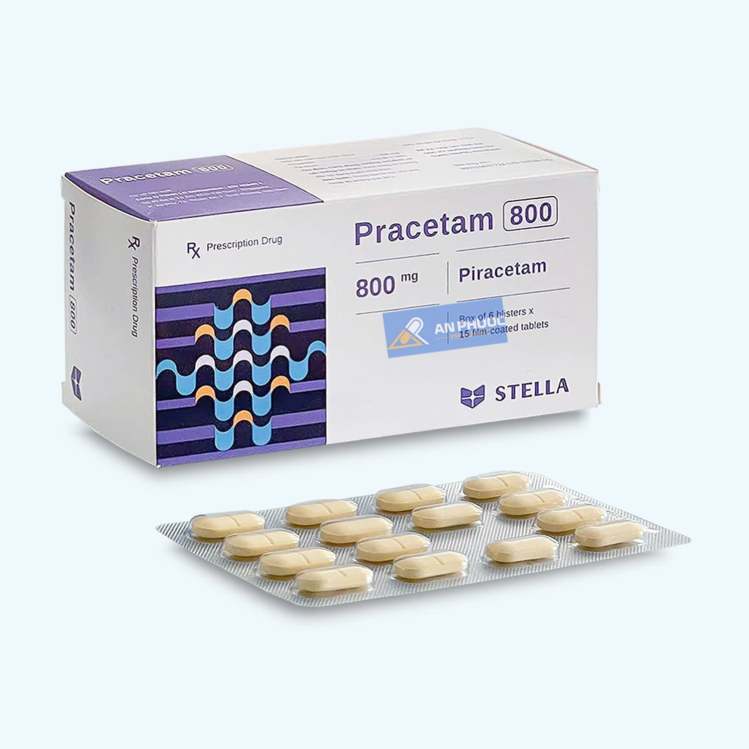 Thuốc Pracetam® 800mg, (piracetam), Hộp 90 viên