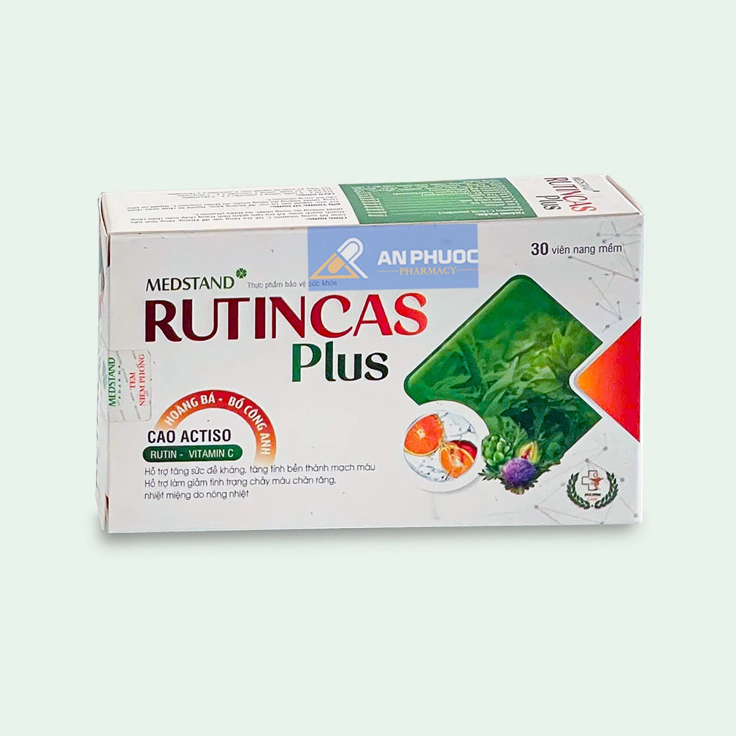 Viên uống Rutincaps® Plus Medstand | Hộp 30 viên