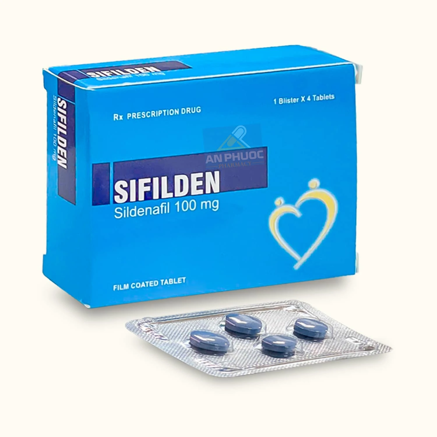 Thuốc điều trị rối loạn cương dương Sifilden 100mg