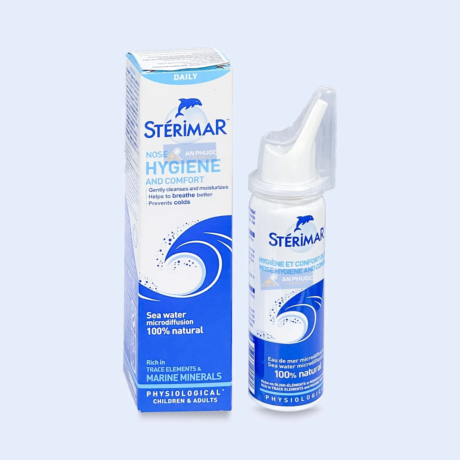 Dung dịch xịt mũi Sterimar daily hygiène, chai 50ml