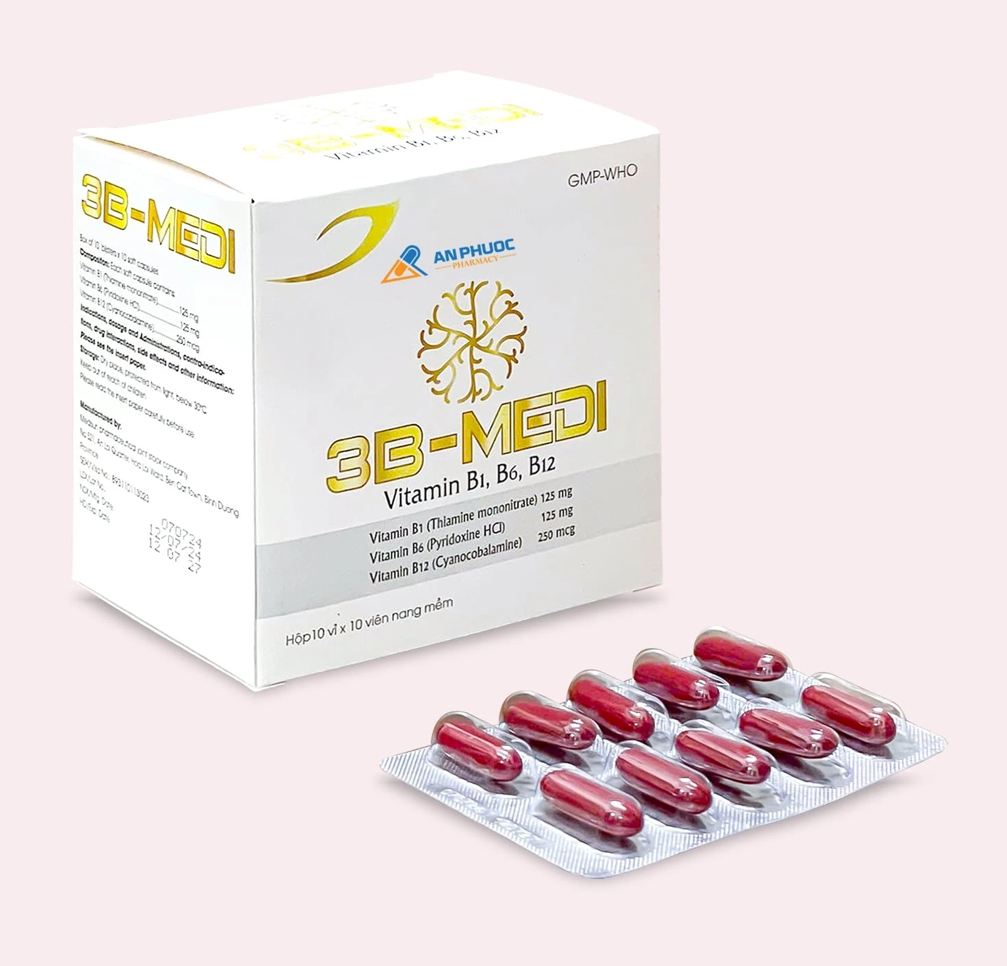 Thuốc Bổ Thần Kinh 3B-MEDI | Hộp 100 viên