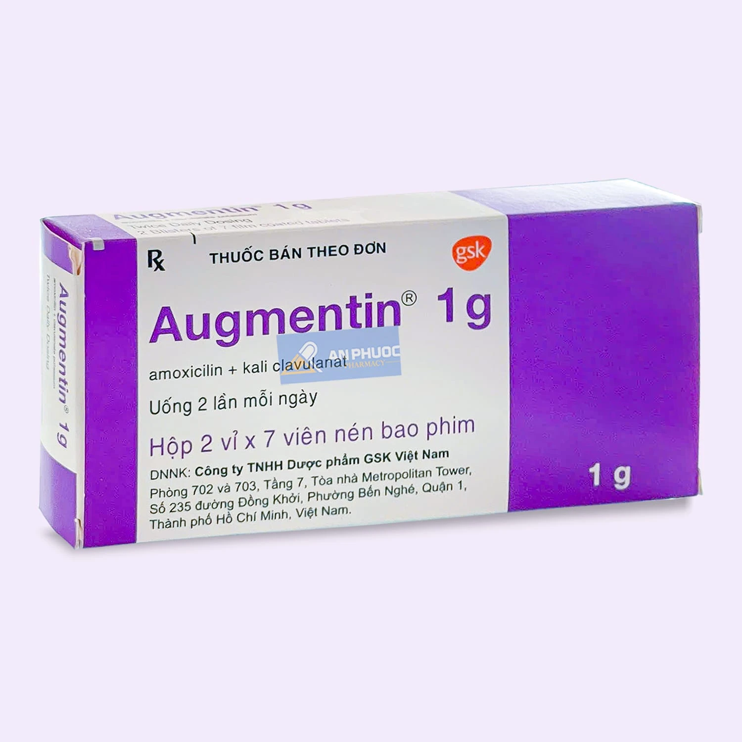 Thuốc Augmentin 1G