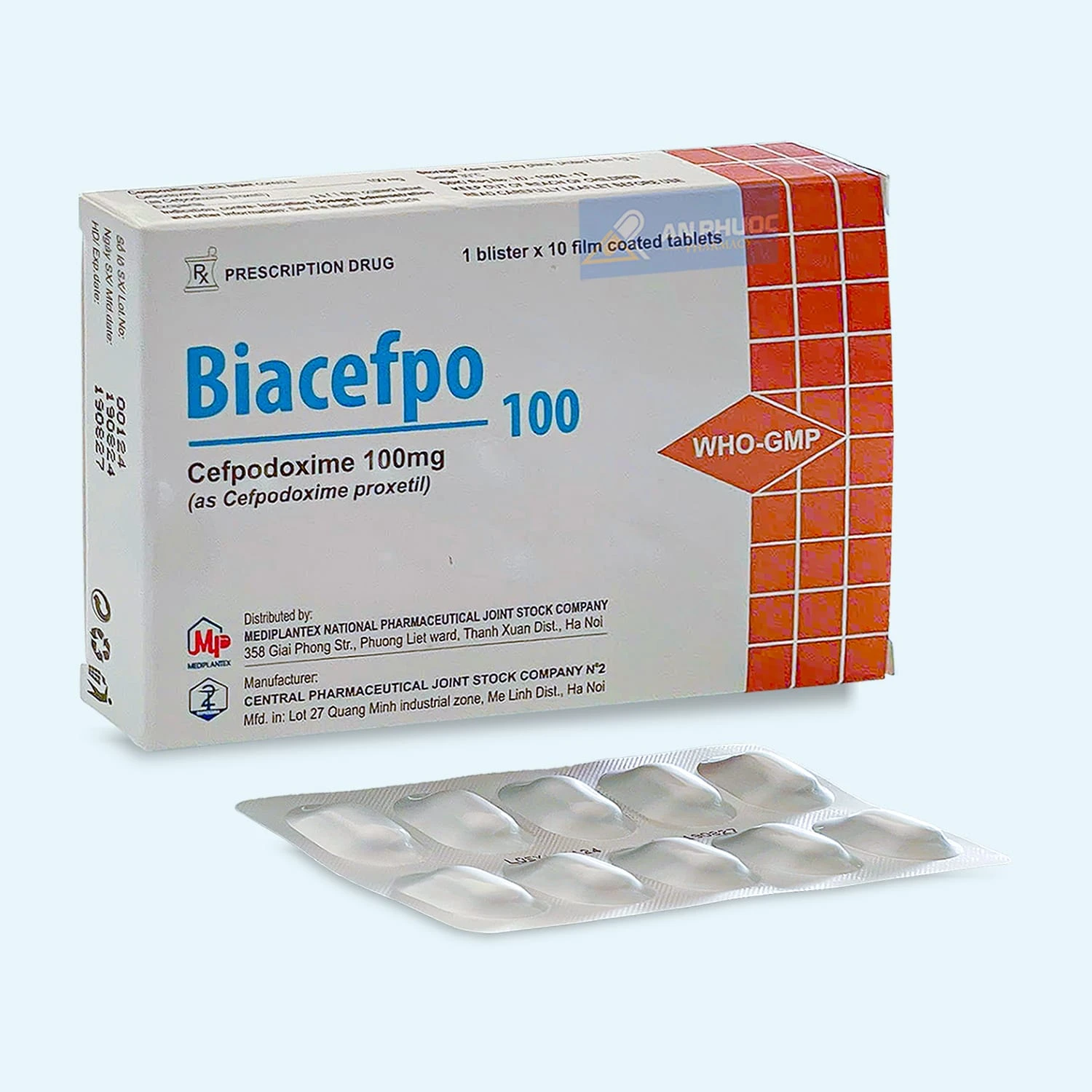 Thuốc Biacefpo 100mg