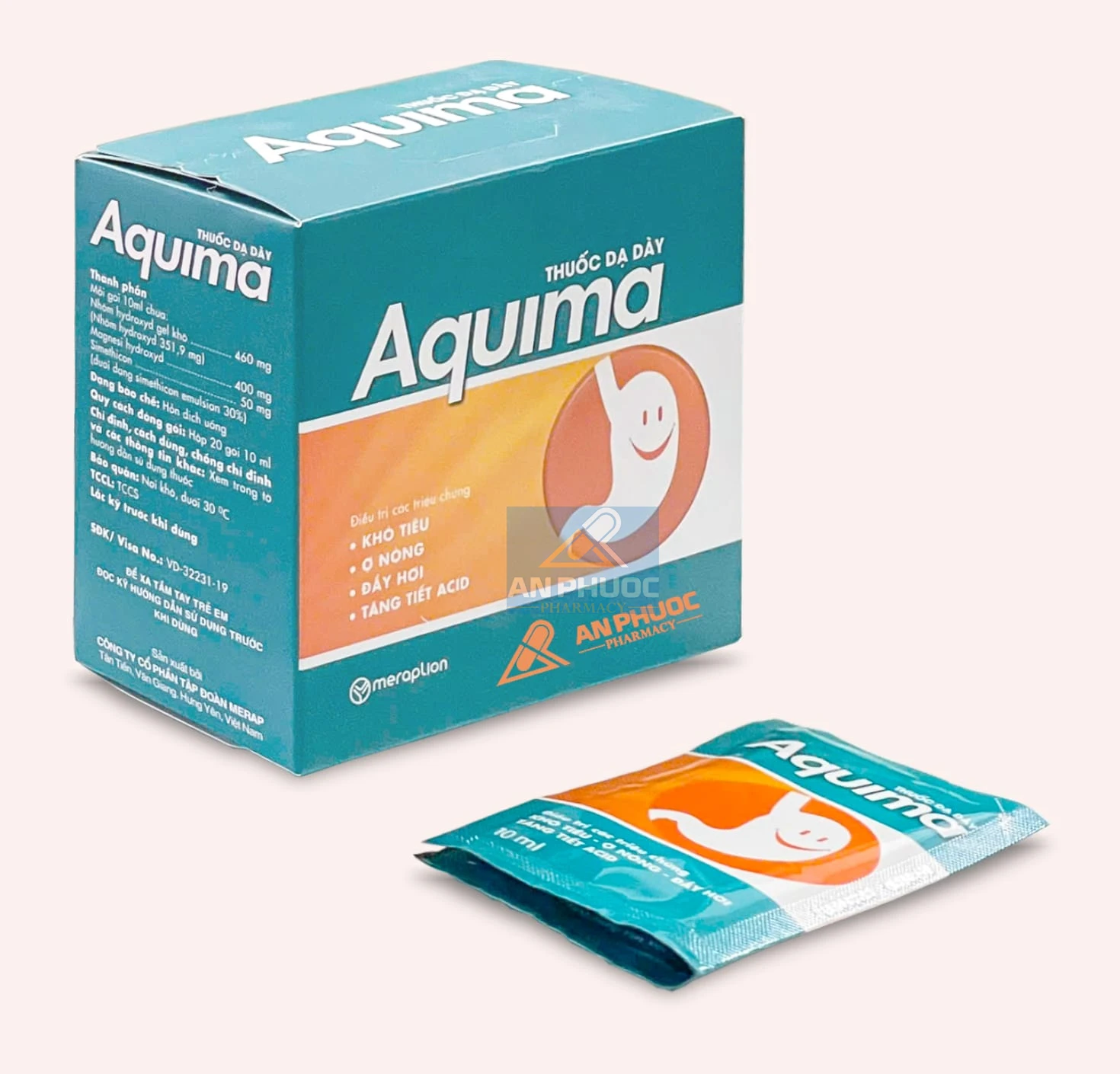 Thuốc dạ dày Aquima | Hộp 20 gói
