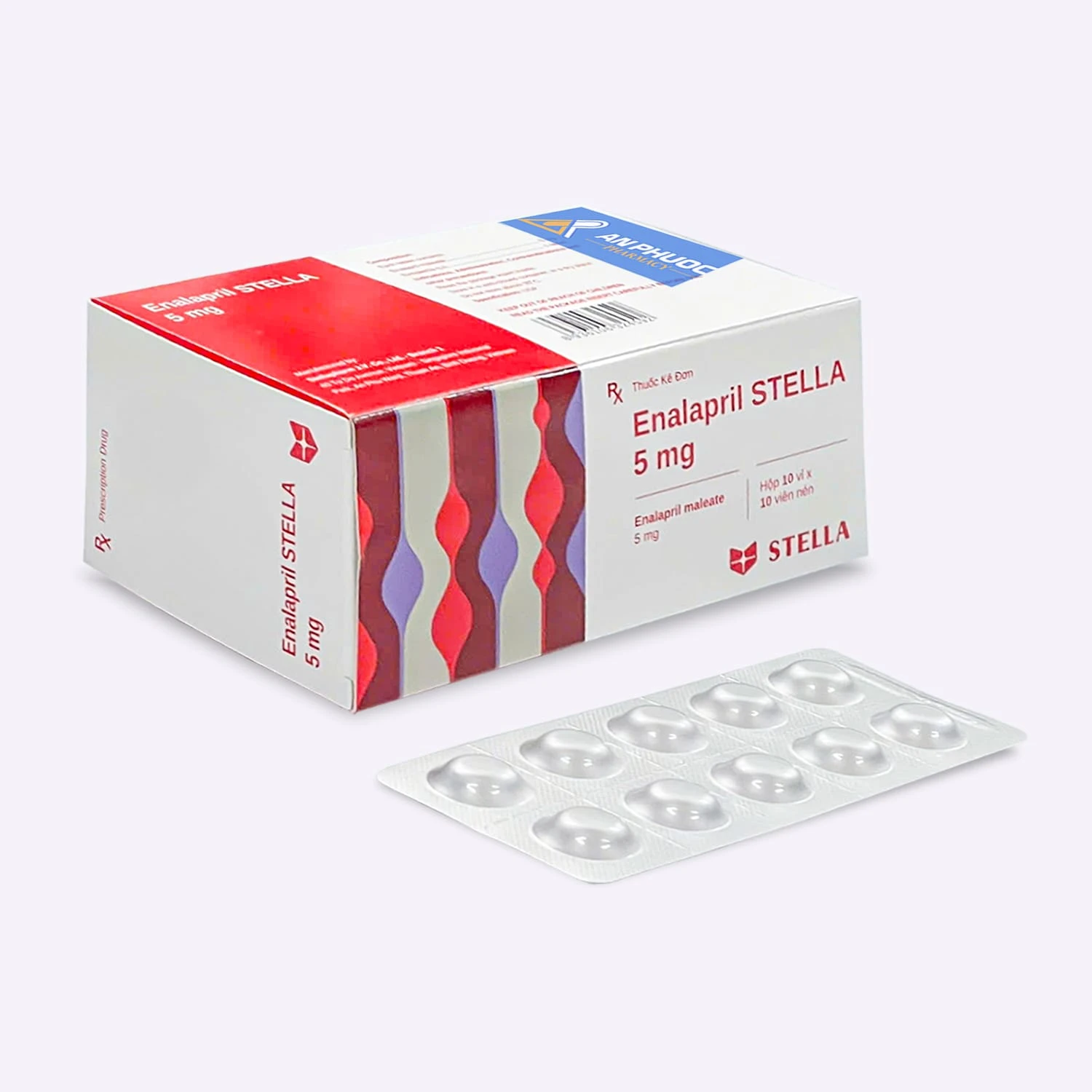 Thuốc Enalapril® STELLA 5 mg | Hộp 100 viên