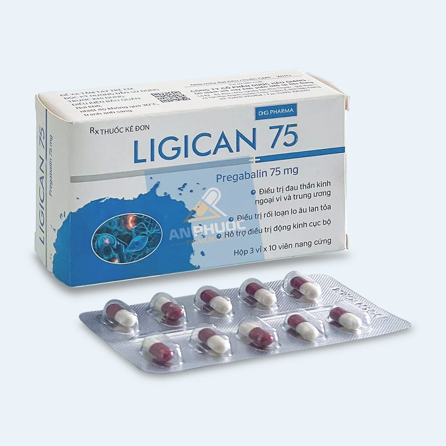 Thuốc giảm đau thần kinh Ligican® 75mg