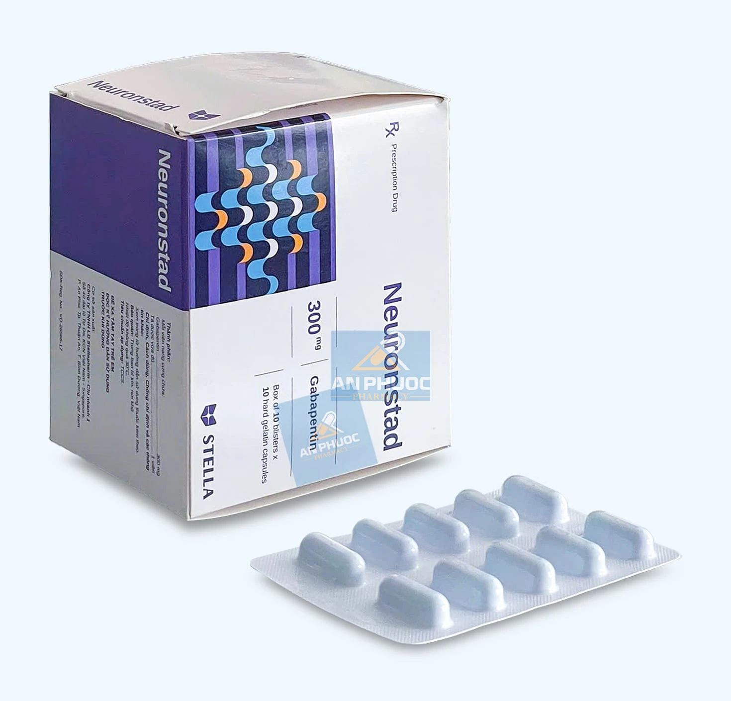 Thuốc giảm đau thần kinh Neuronstad® 300mg | Hộp 100 viên