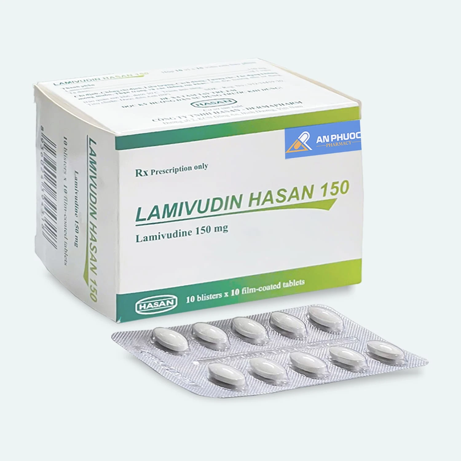 Thuốc Lamivudin Hasan 150mg